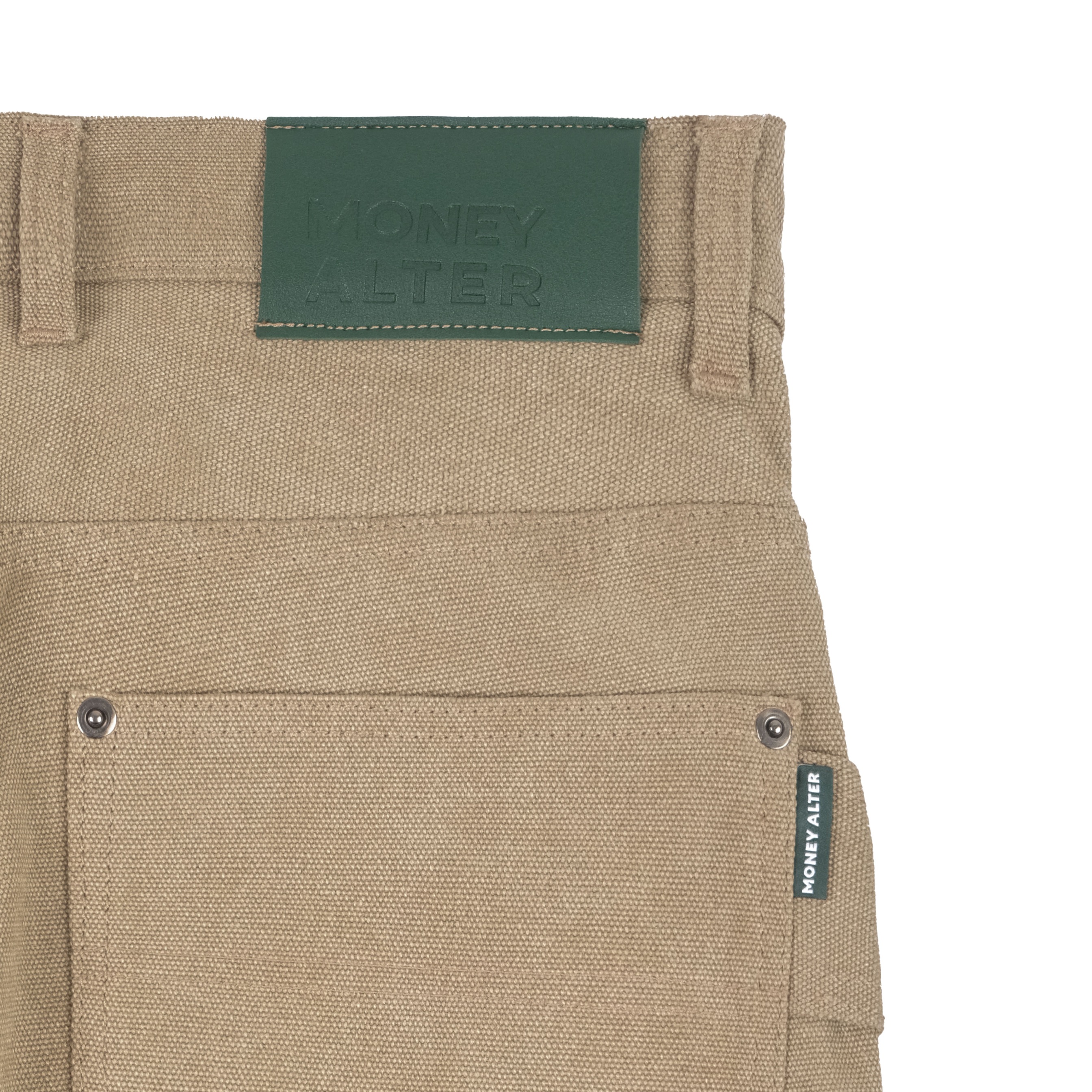 Double Knee Heavy Canvas Pants Faded Camel 