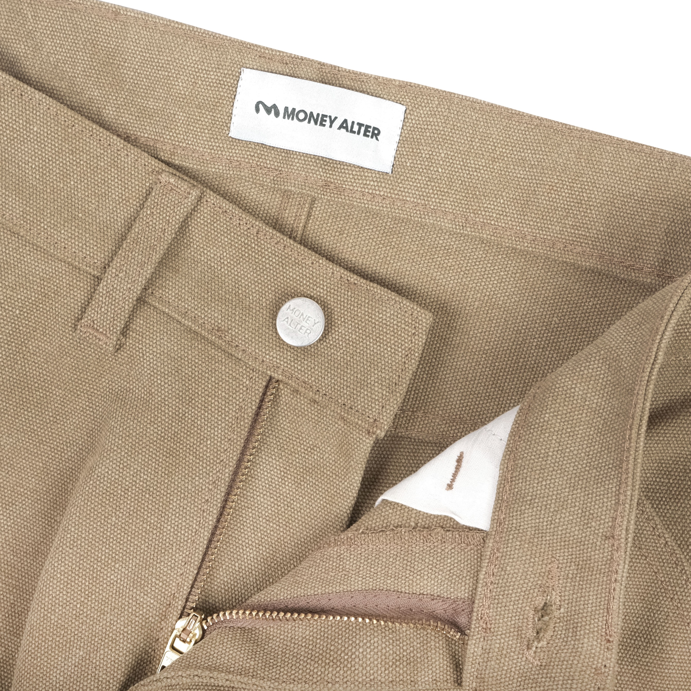 Double Knee Heavy Canvas Pants Faded Camel 