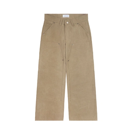 Double Knee Heavy Canvas Pants Faded Camel 