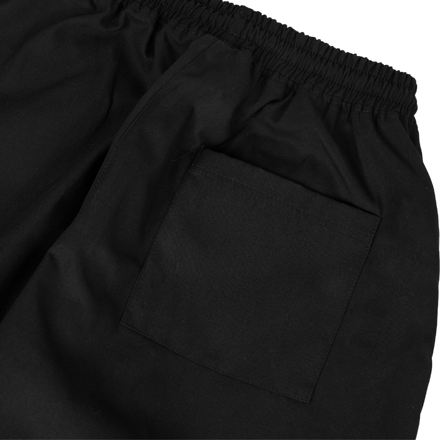 Baggy Canvas Trousers - Black 