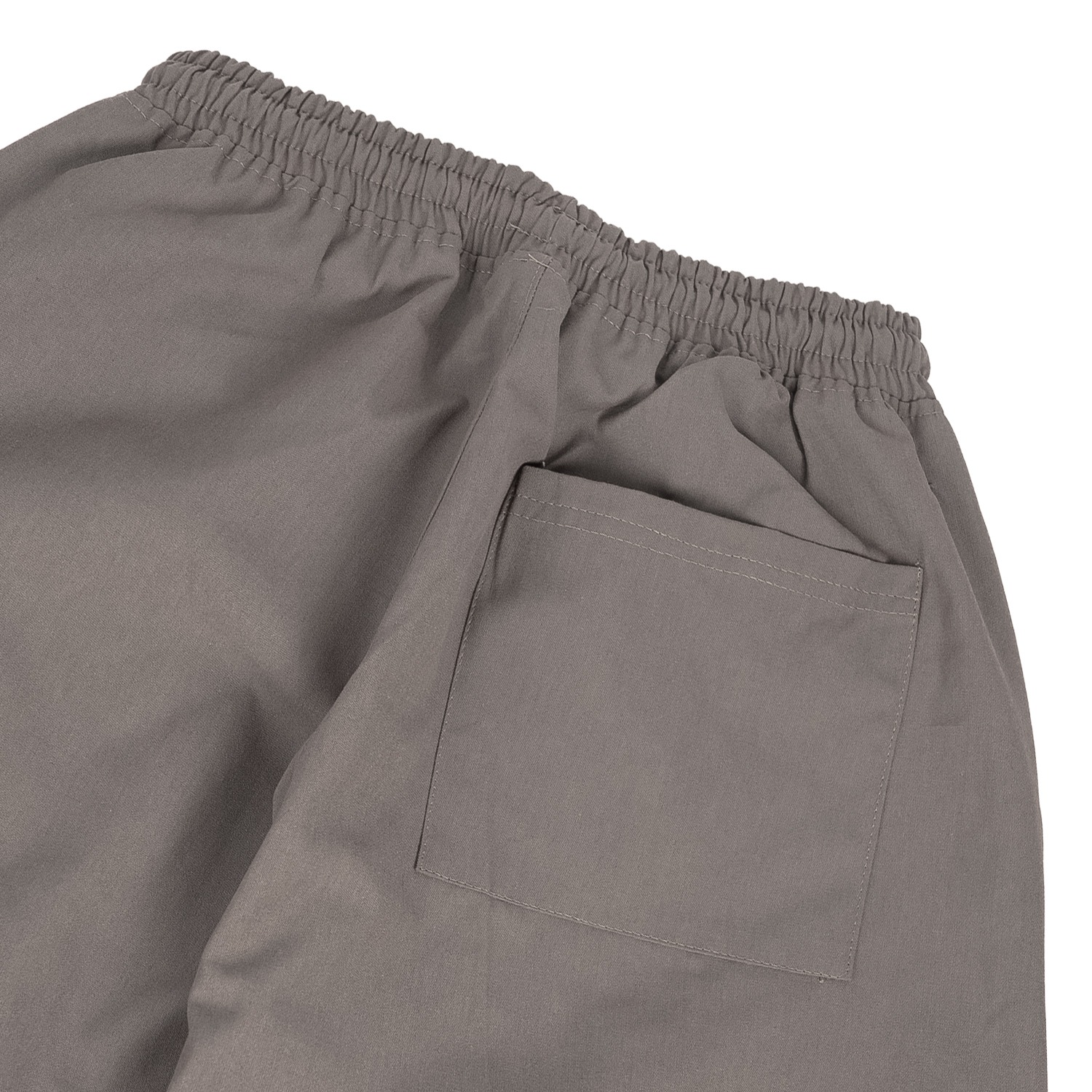 Baggy Canvas Trousers - Grey 