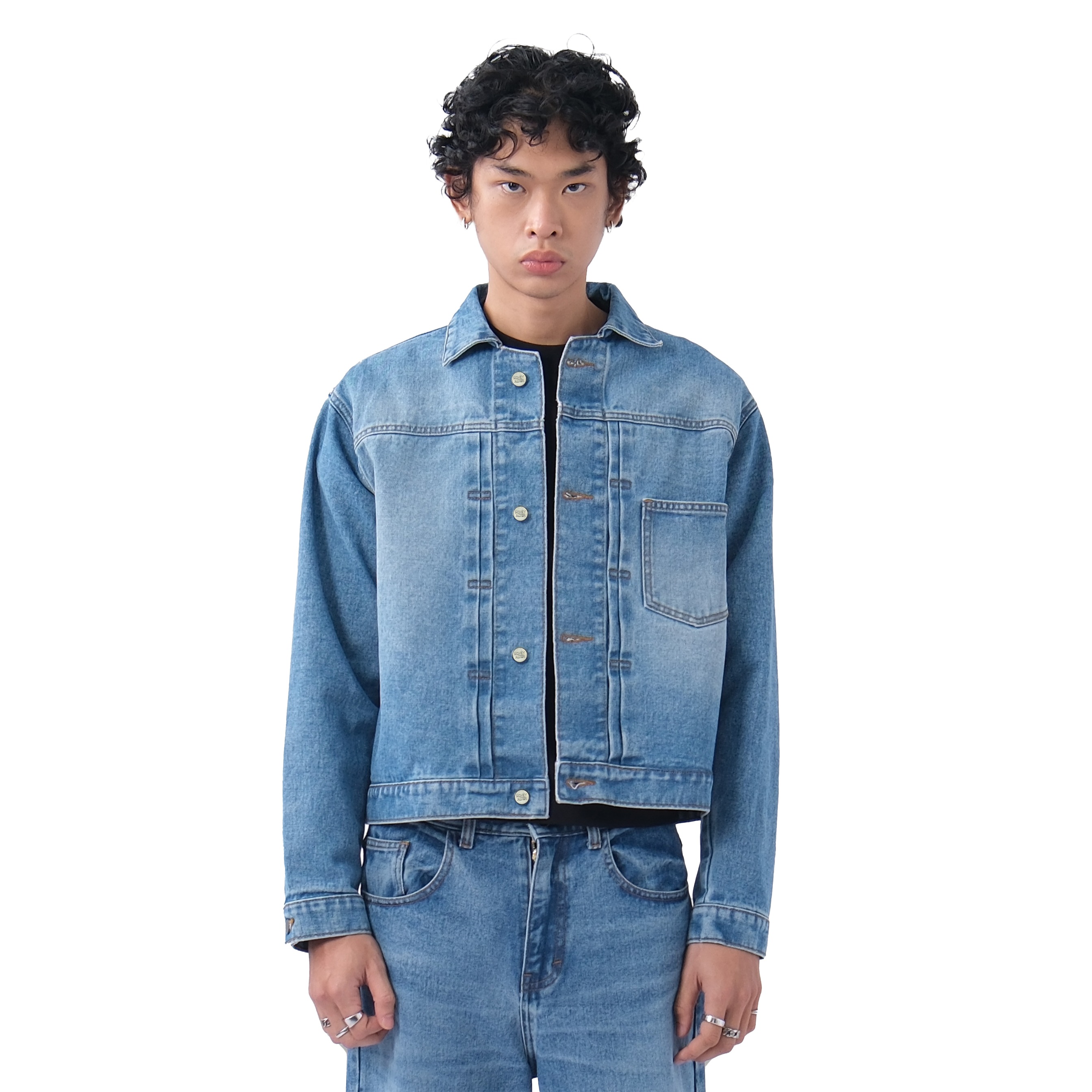 Type 1 Denim Jacket Aged Wash 