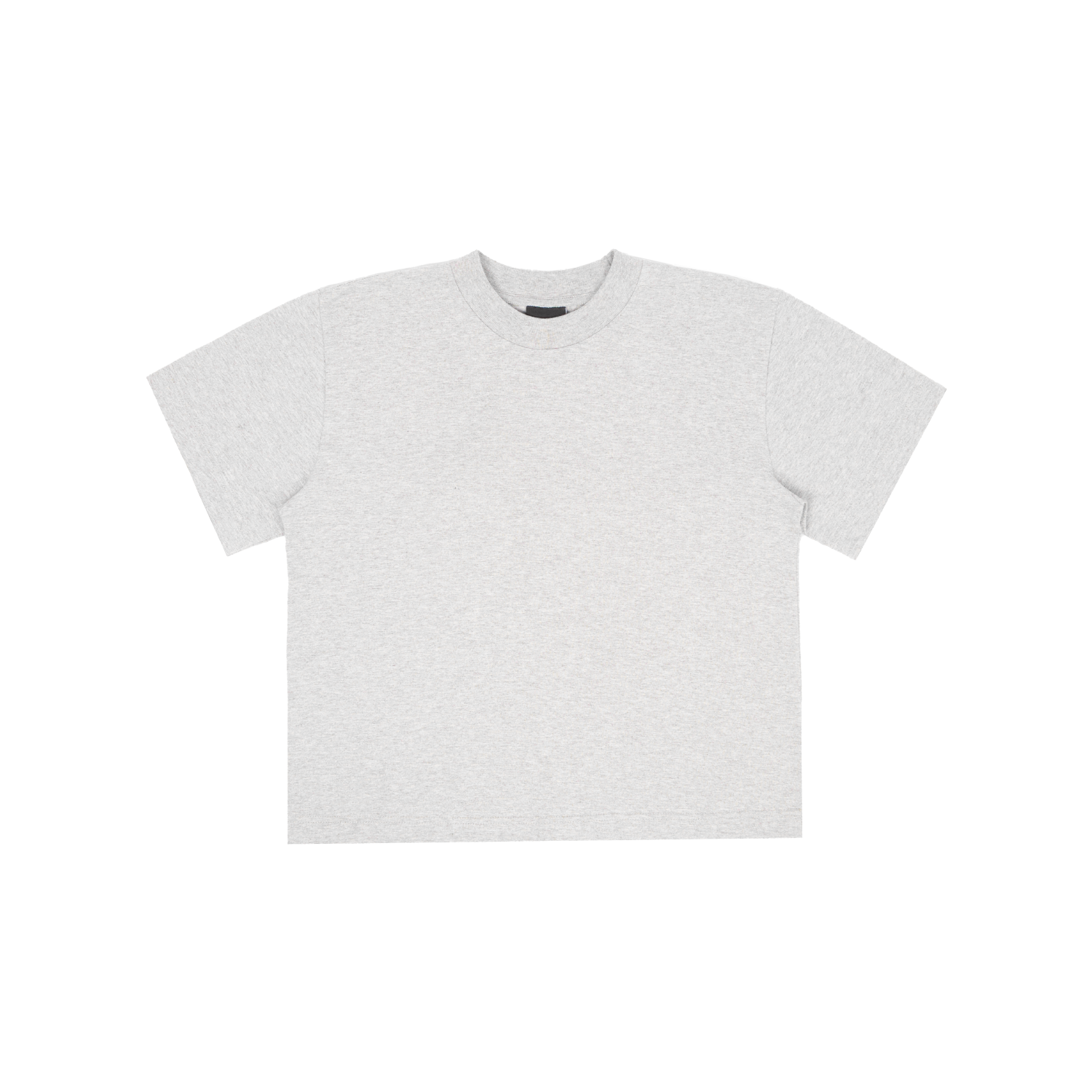 Crop Boxy Tee - Misty Grey
