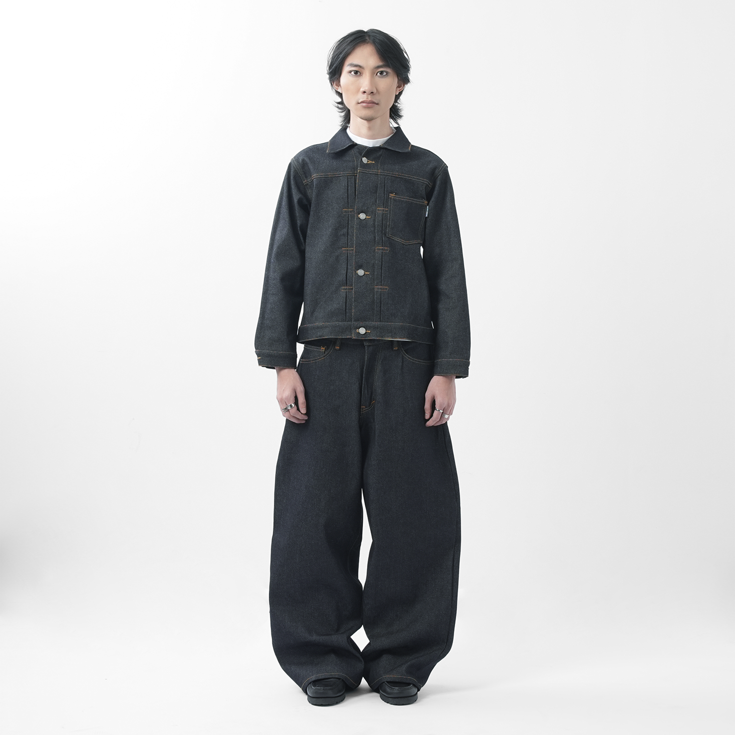 Type 1 Raw Denim Jacket - Dusky Indigo