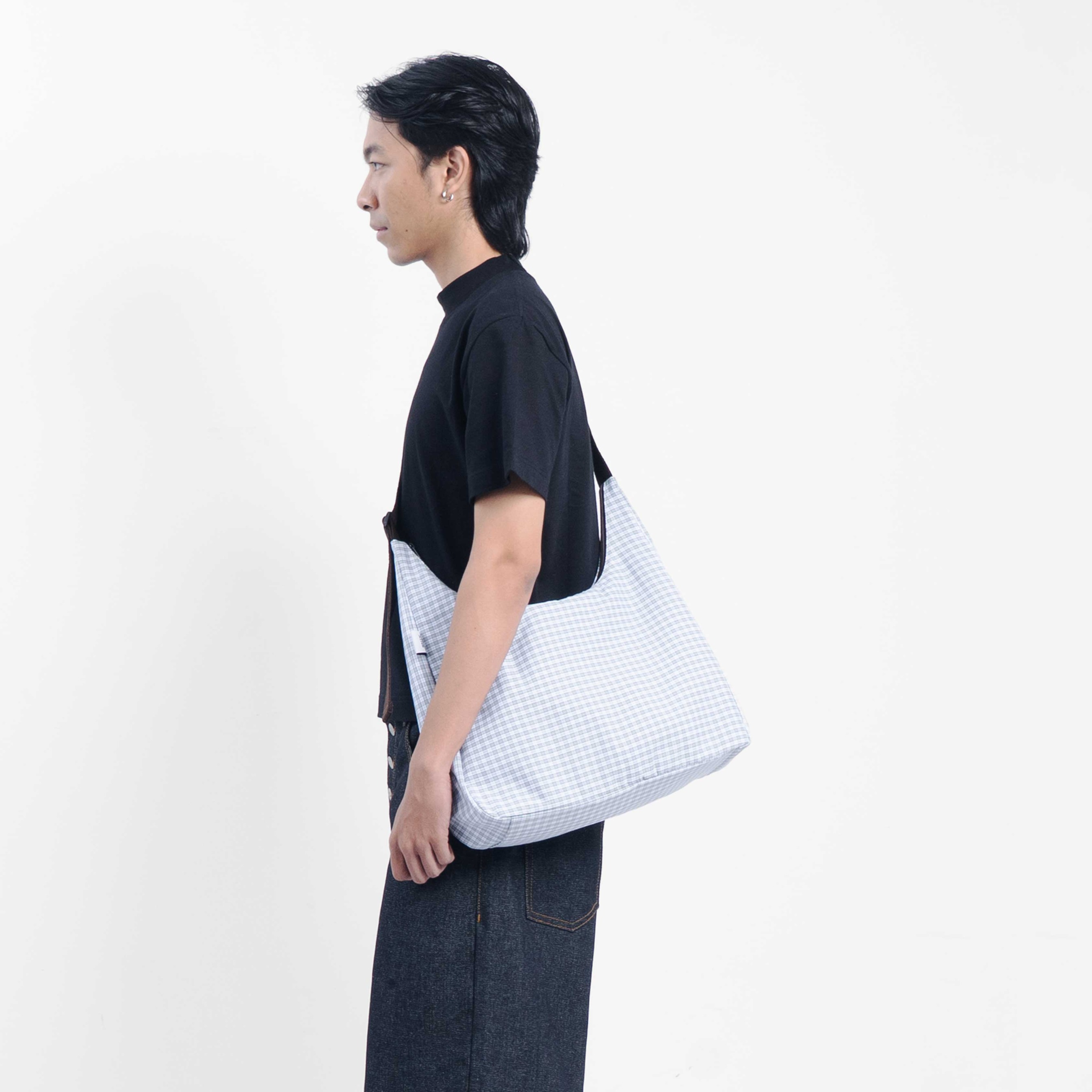 Plaid Sling Bag