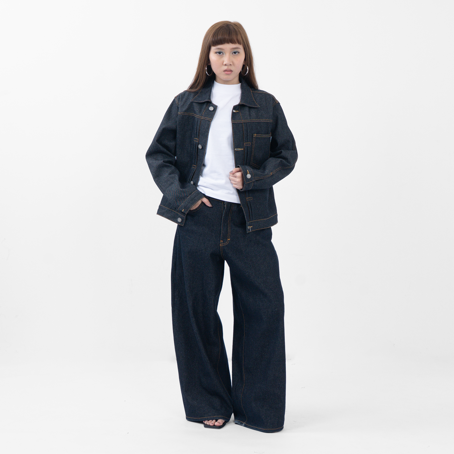 Type 1 Raw Denim Jacket - Dusky Indigo