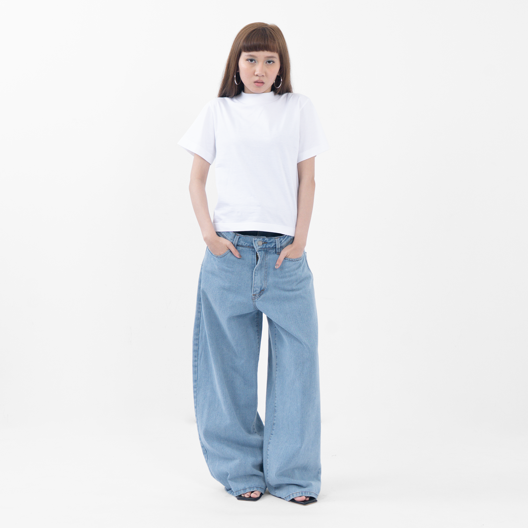 'Forma' Wide Light Denim
