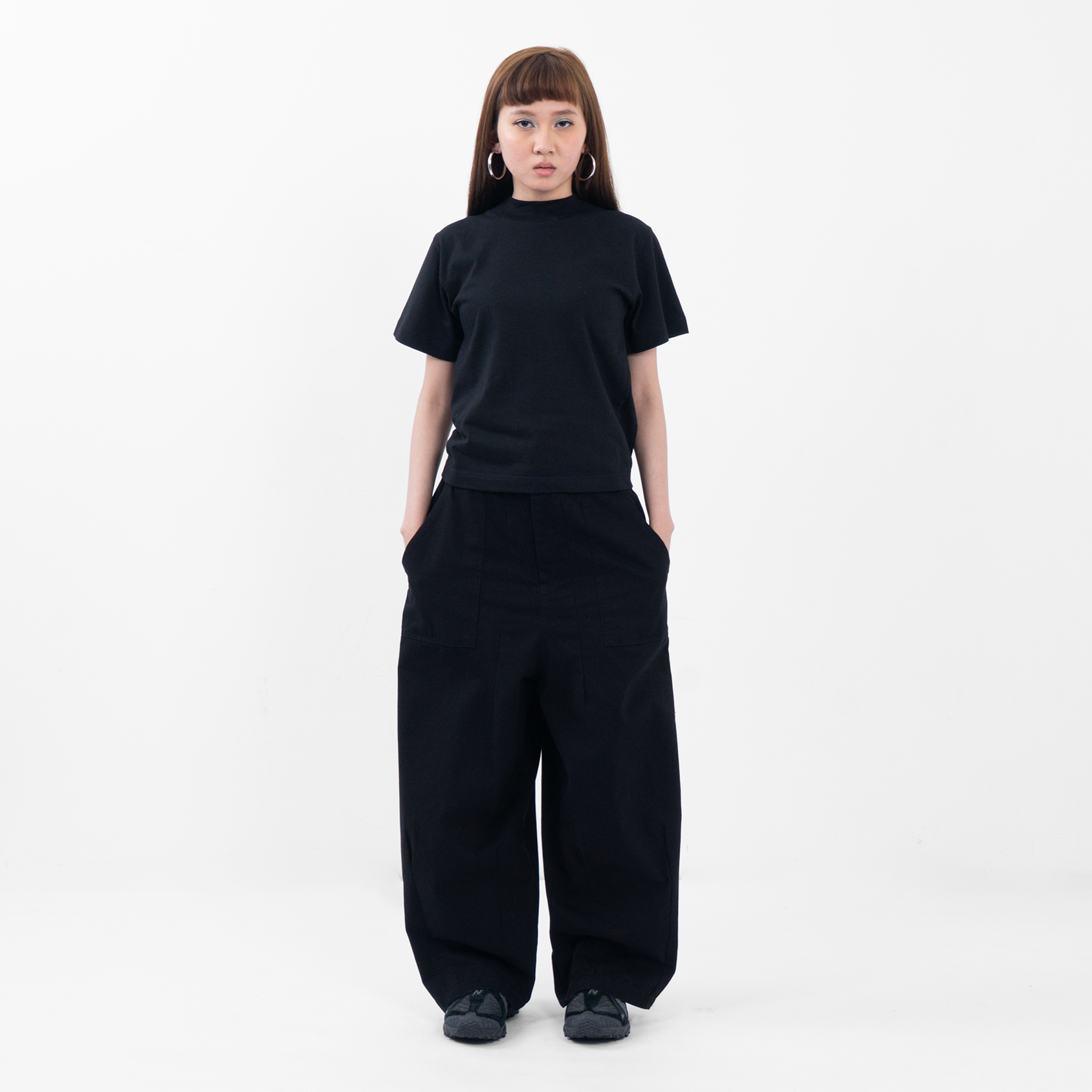 Balloon Fatigue Pants - Black