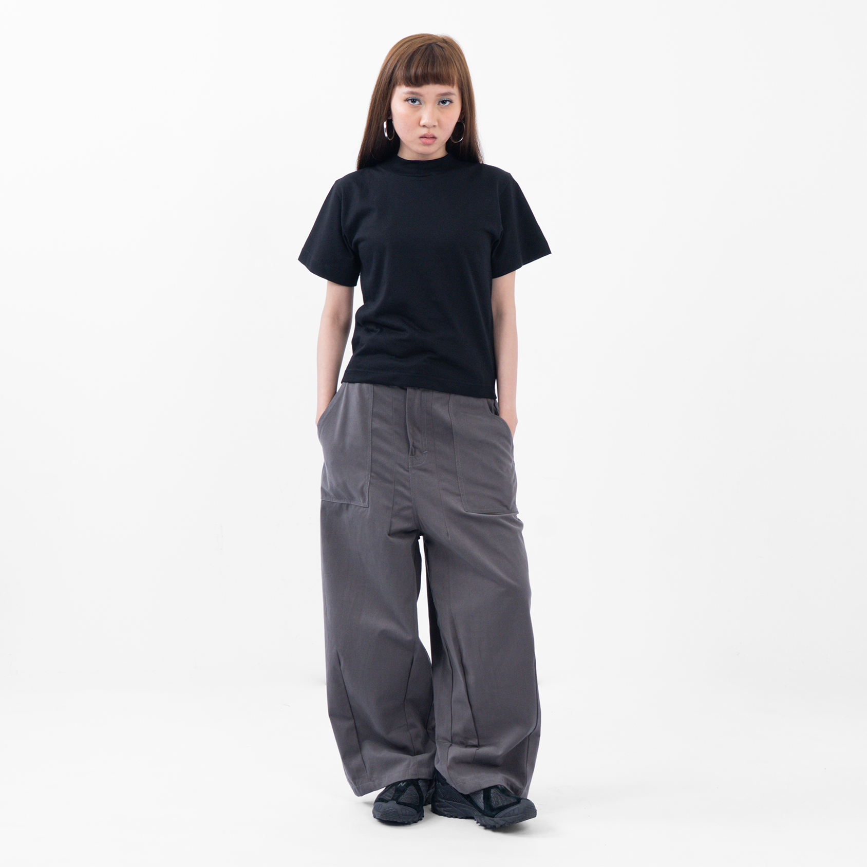 Balloon Fatigue Pants - Grey