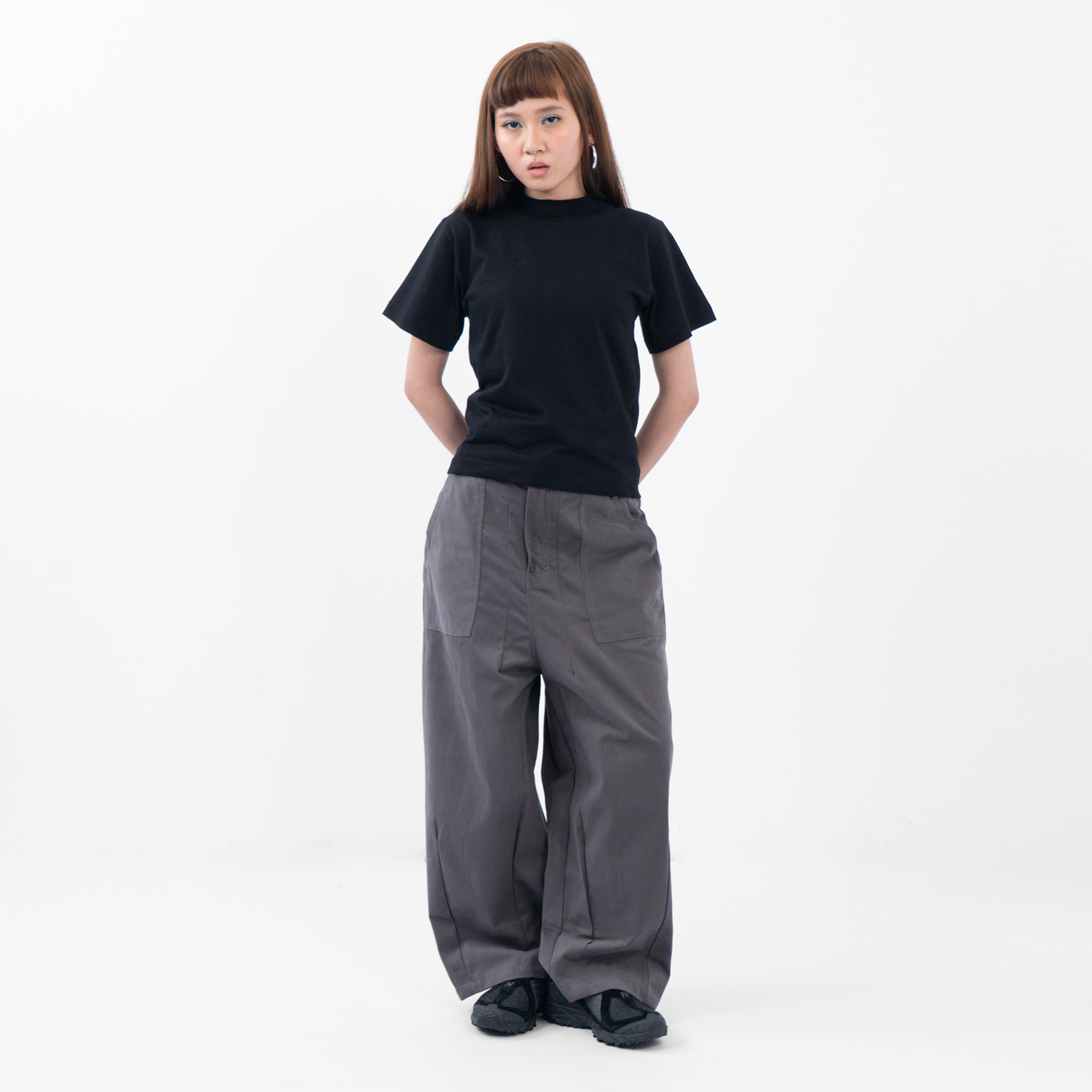 Balloon Fatigue Pants - Grey