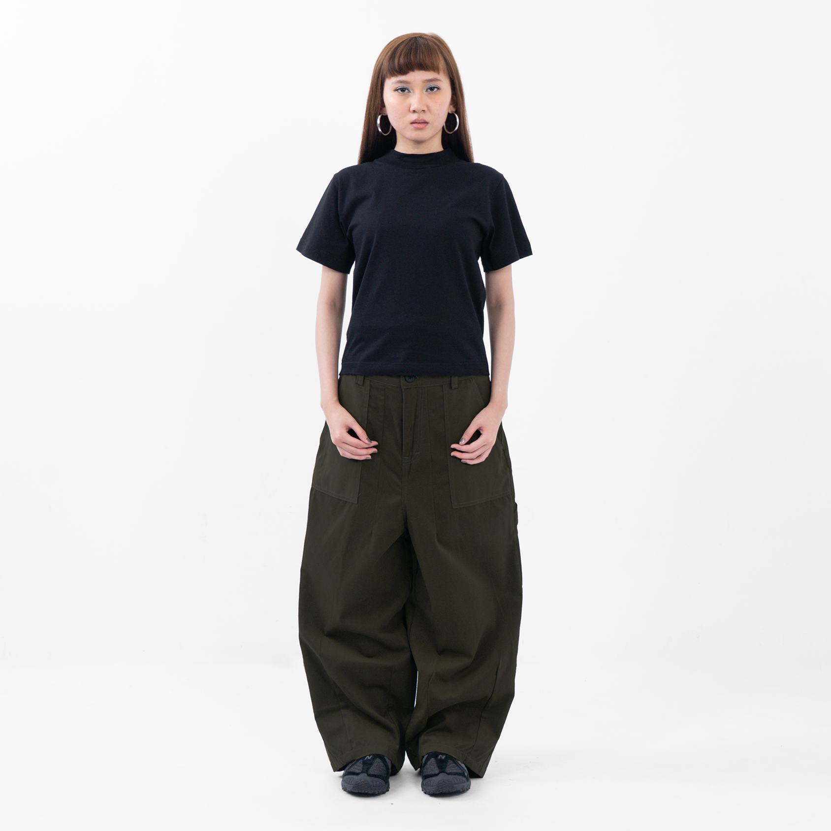 Balloon Fatigue Pants - Olive