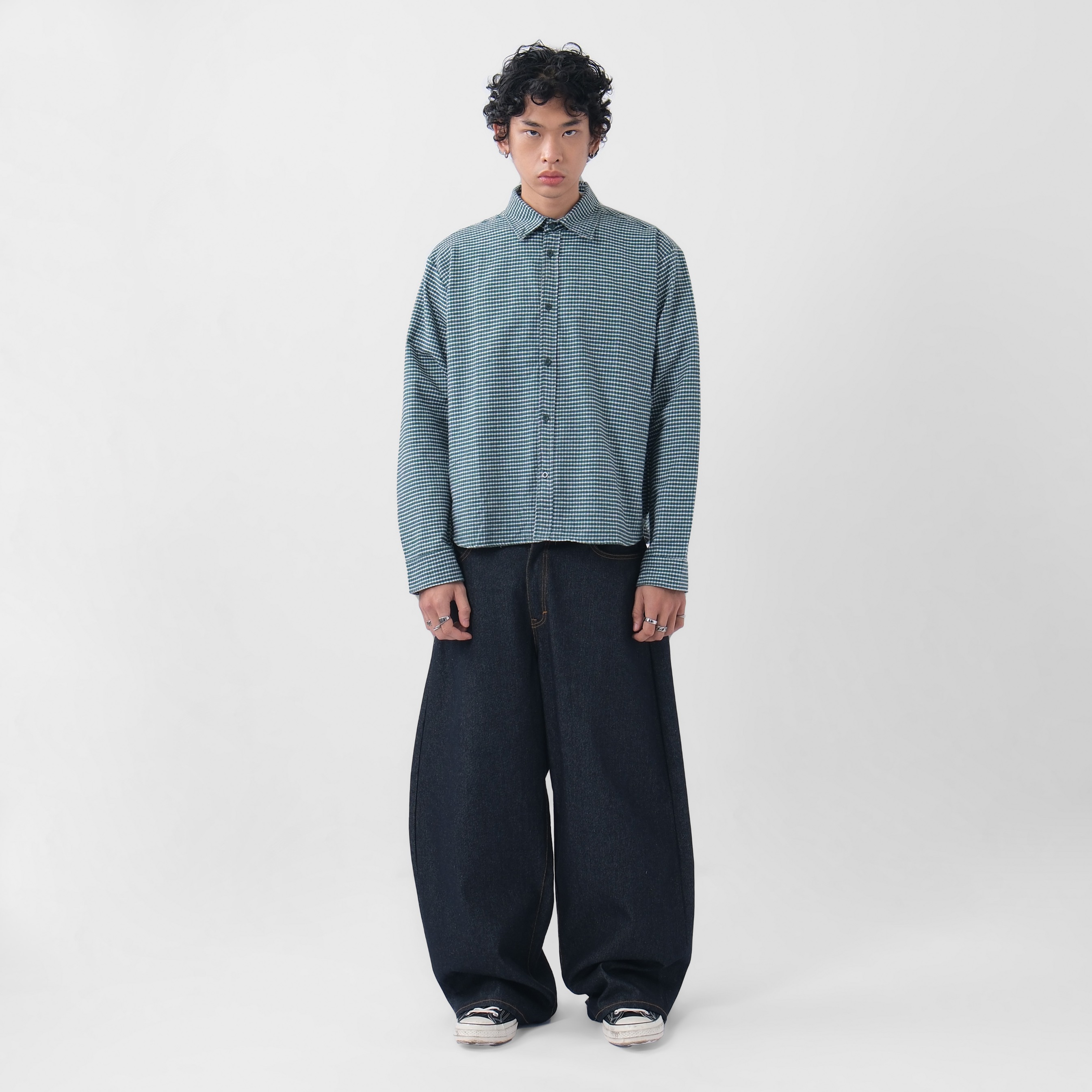 Longsleeve Plaid Shirt Pine Green