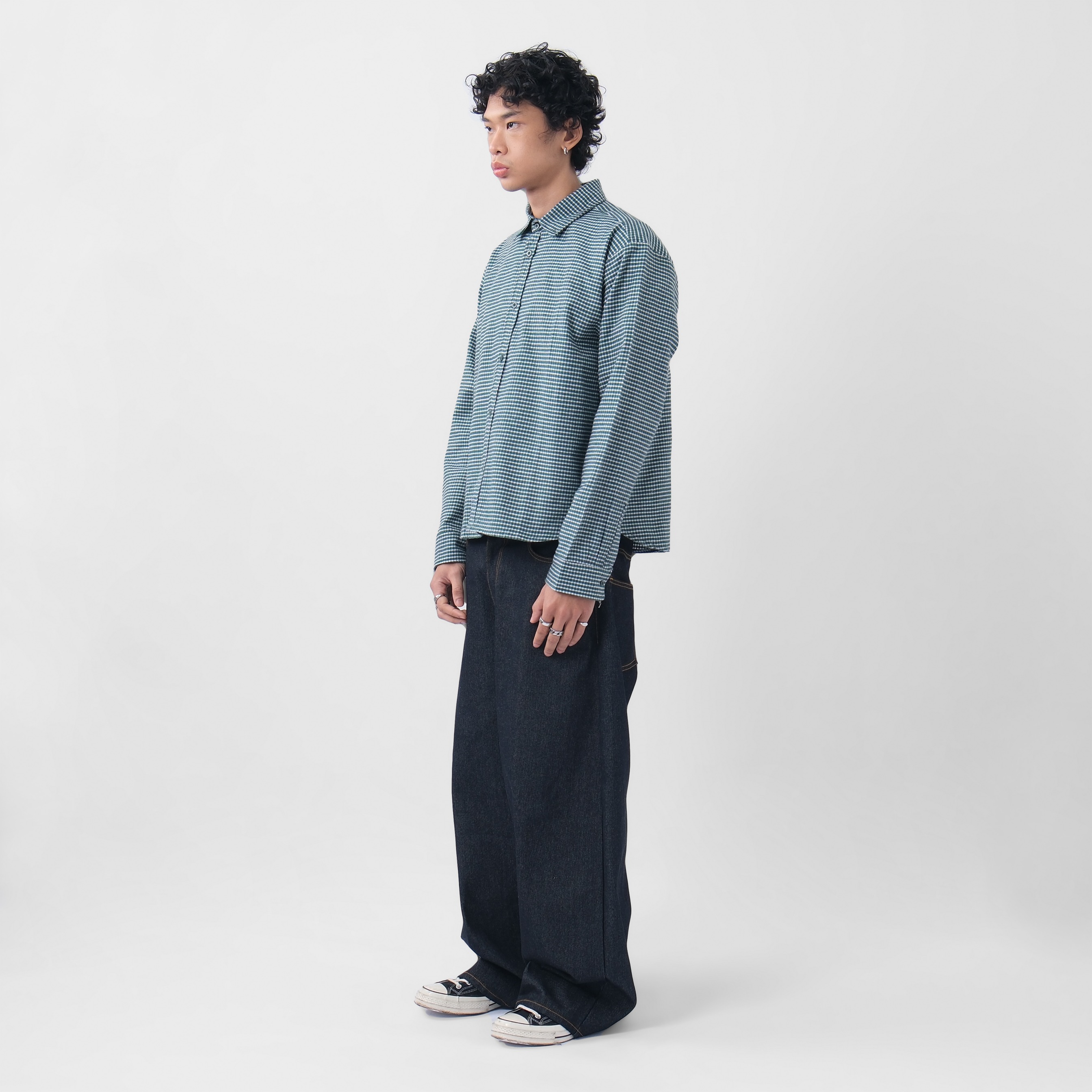 Longsleeve Plaid Shirt Pine Green