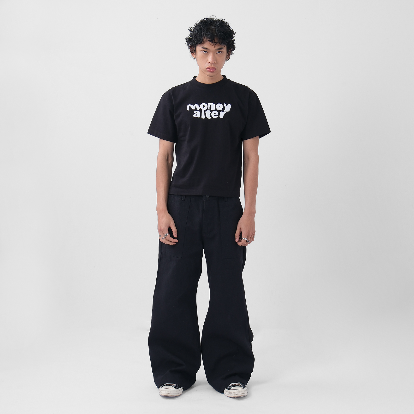 Money Alter Fitted T-Shirt Black