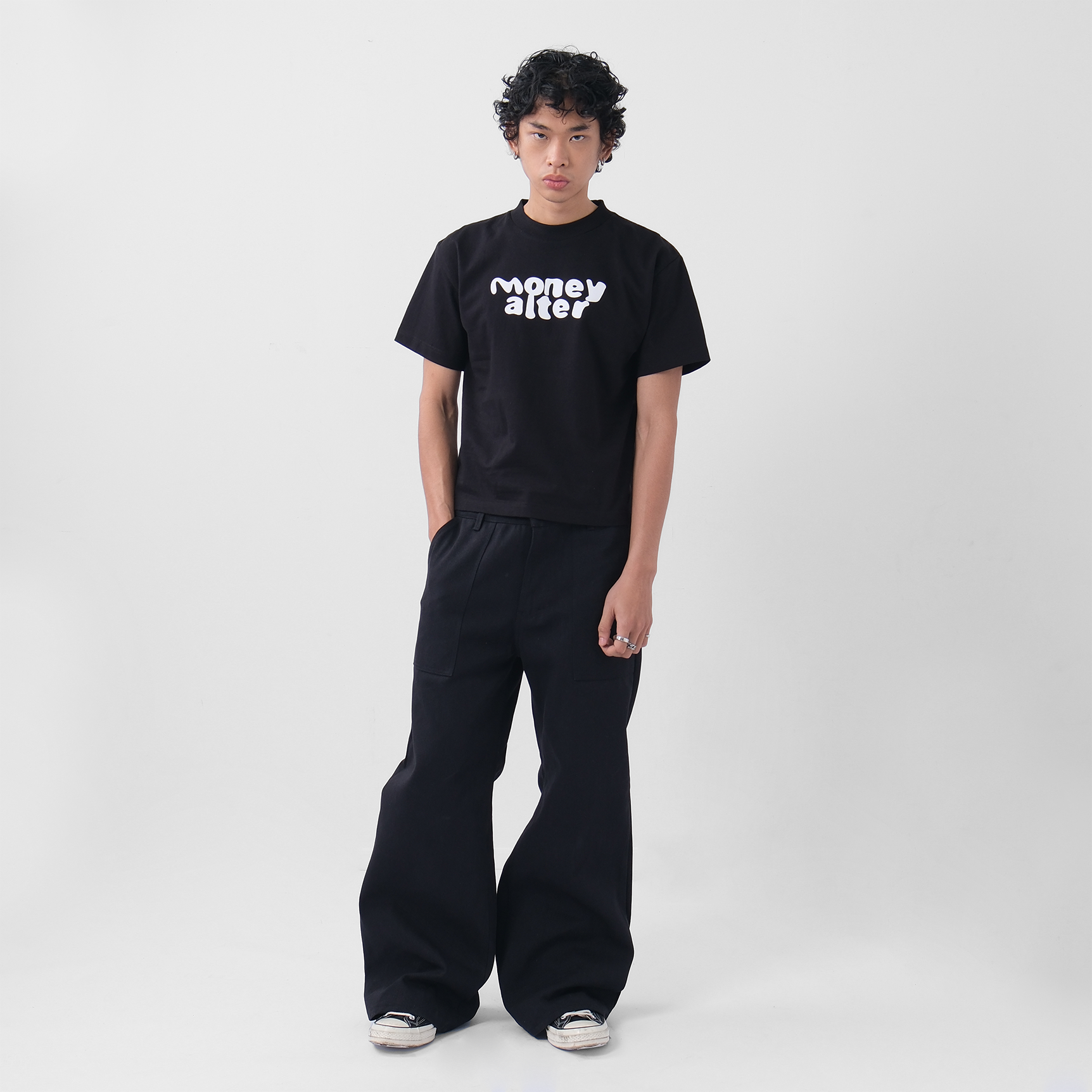 Money Alter Fitted T-Shirt Black