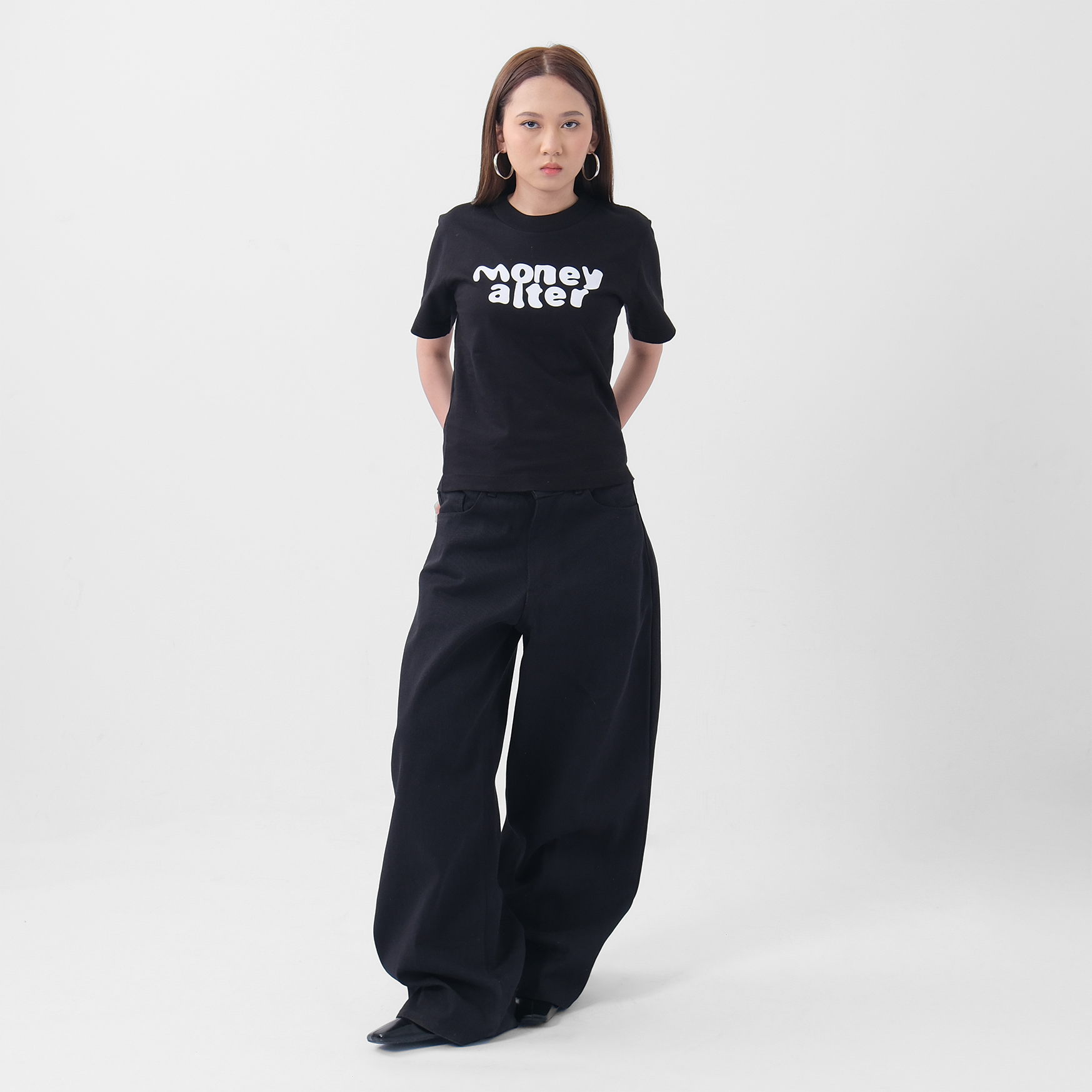 Money Alter Fitted T-Shirt Black