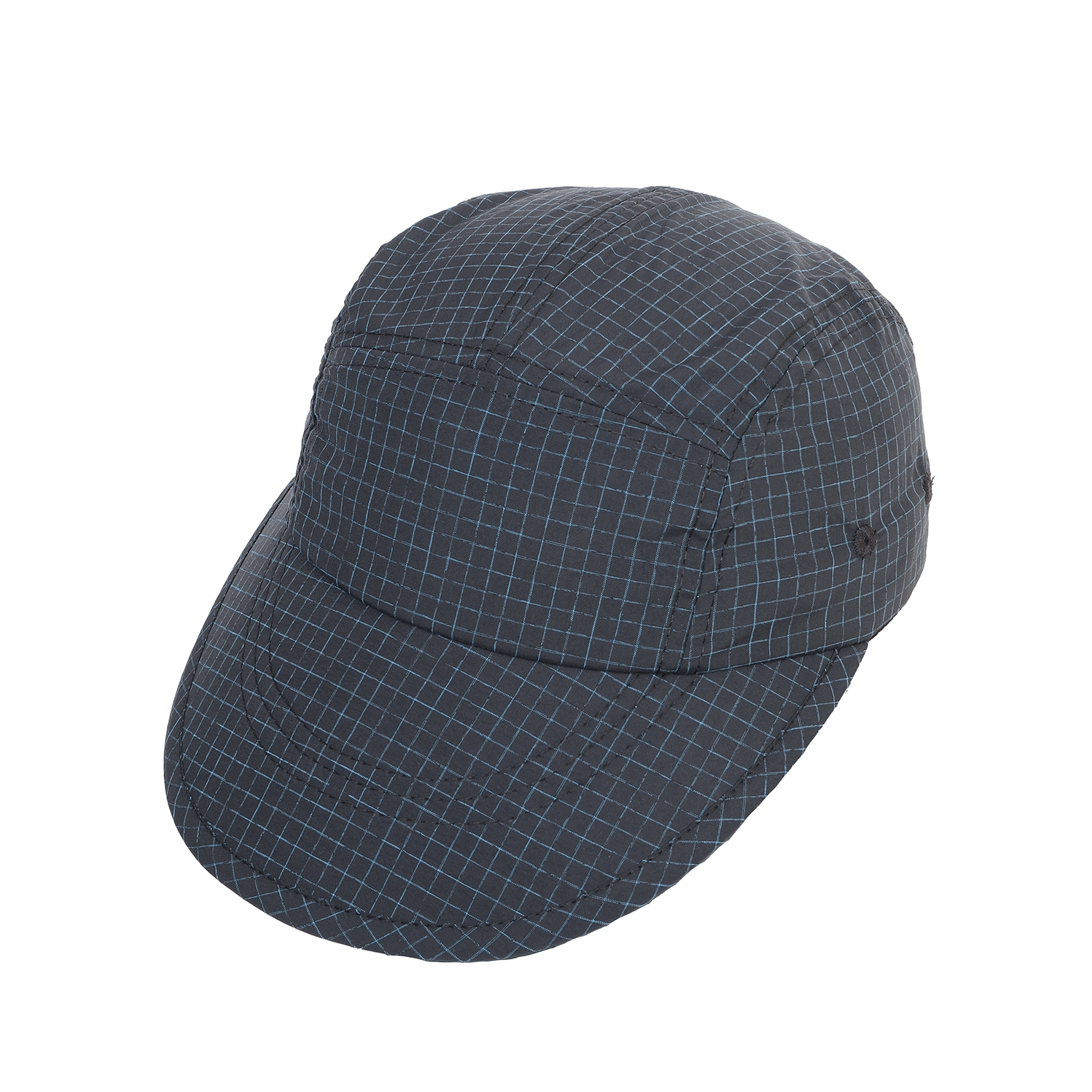 Active Summer 5-Panel Cap Navy Plaid