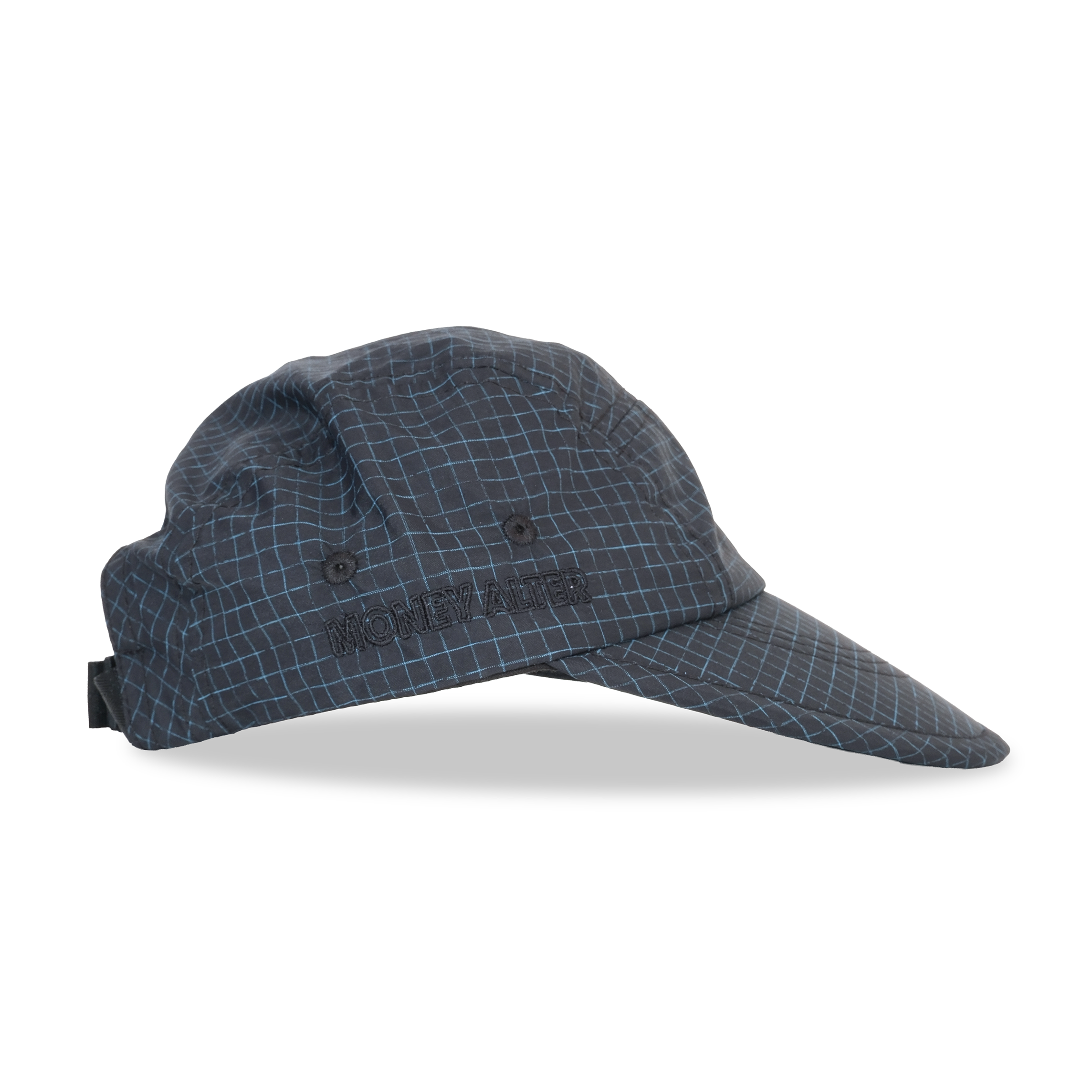 Active Summer 5-Panel Cap Navy Plaid