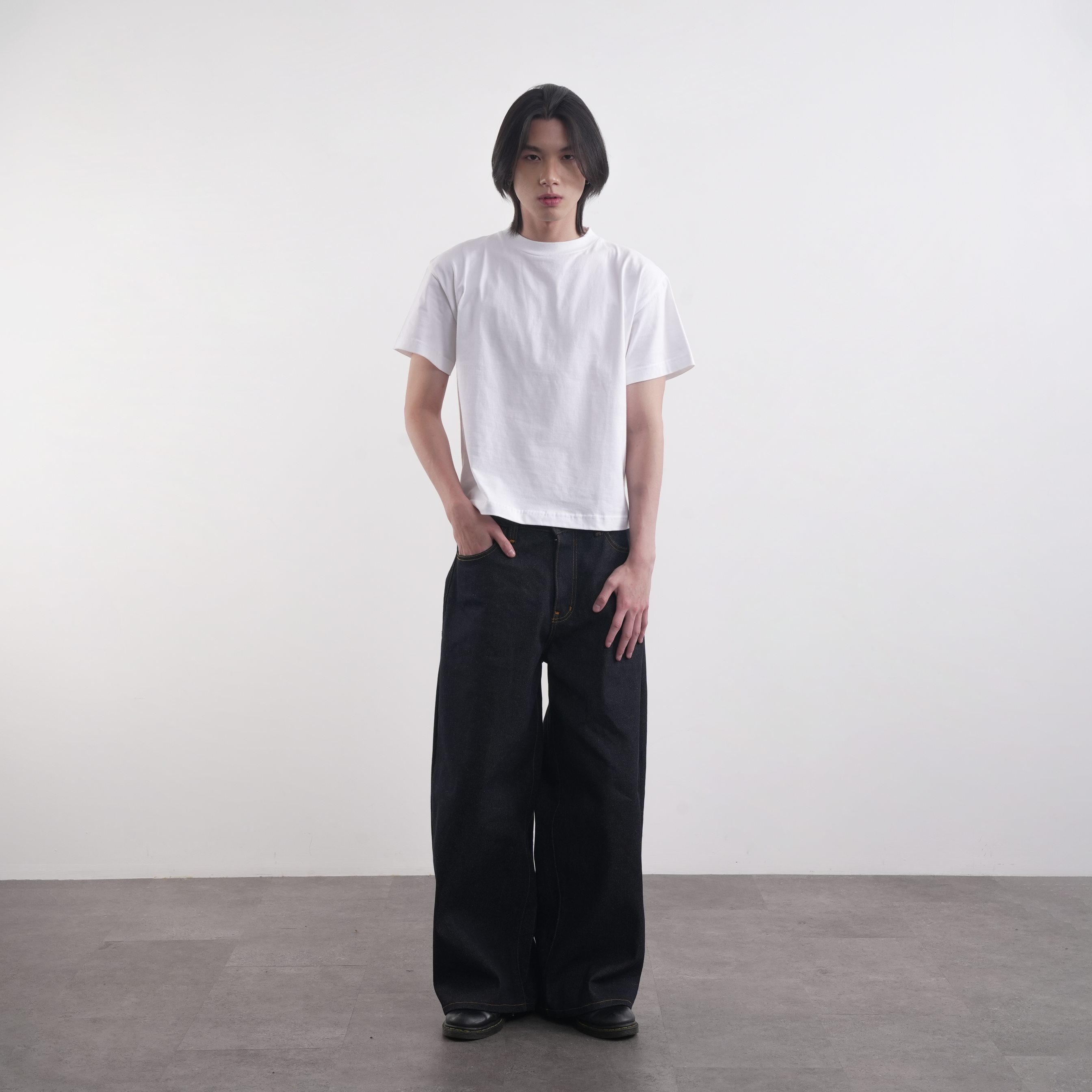 Fitted T-shirt - White