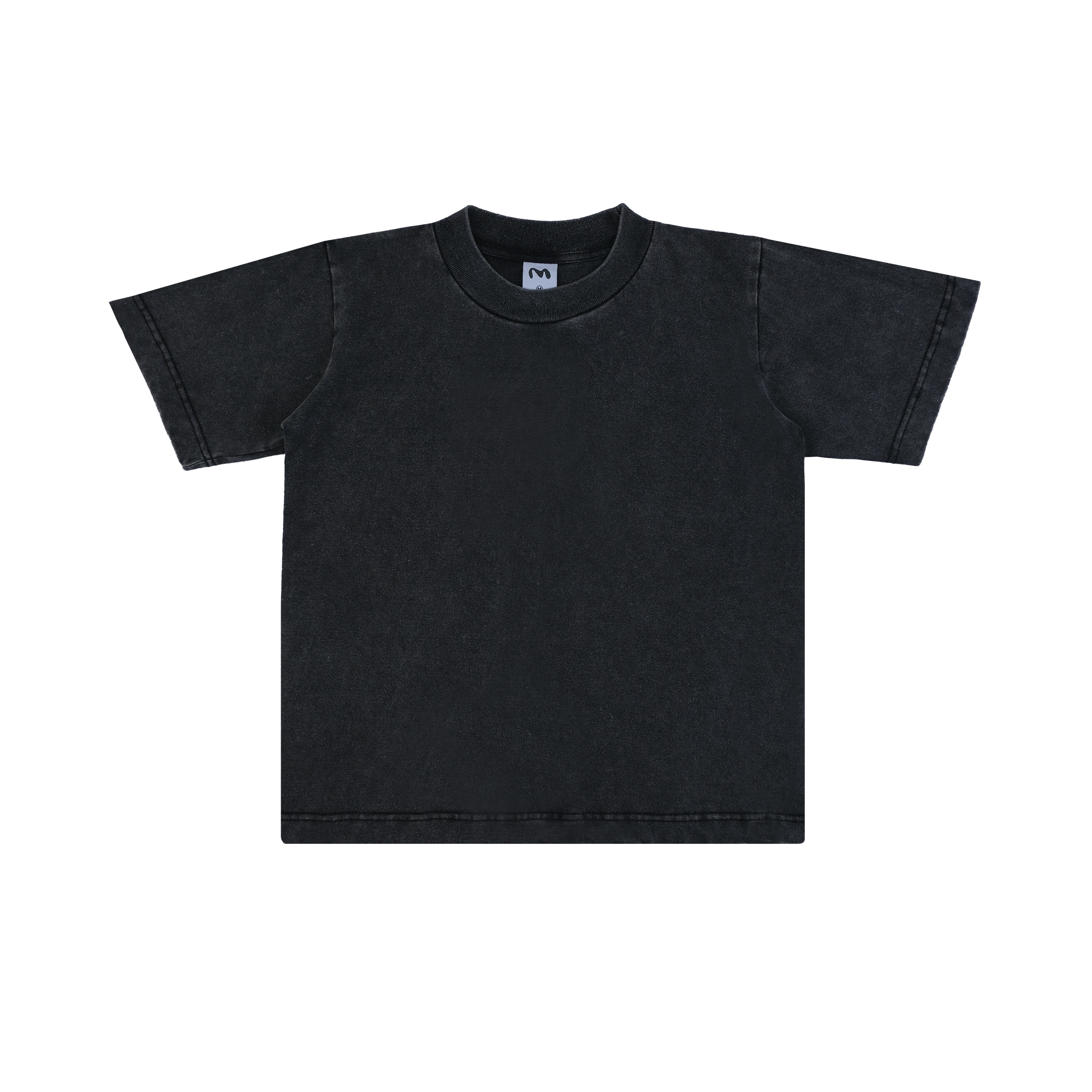 Fitted Tee Washed Black