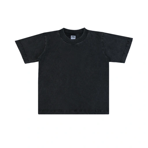 Image of Fitted Tee Washed Black