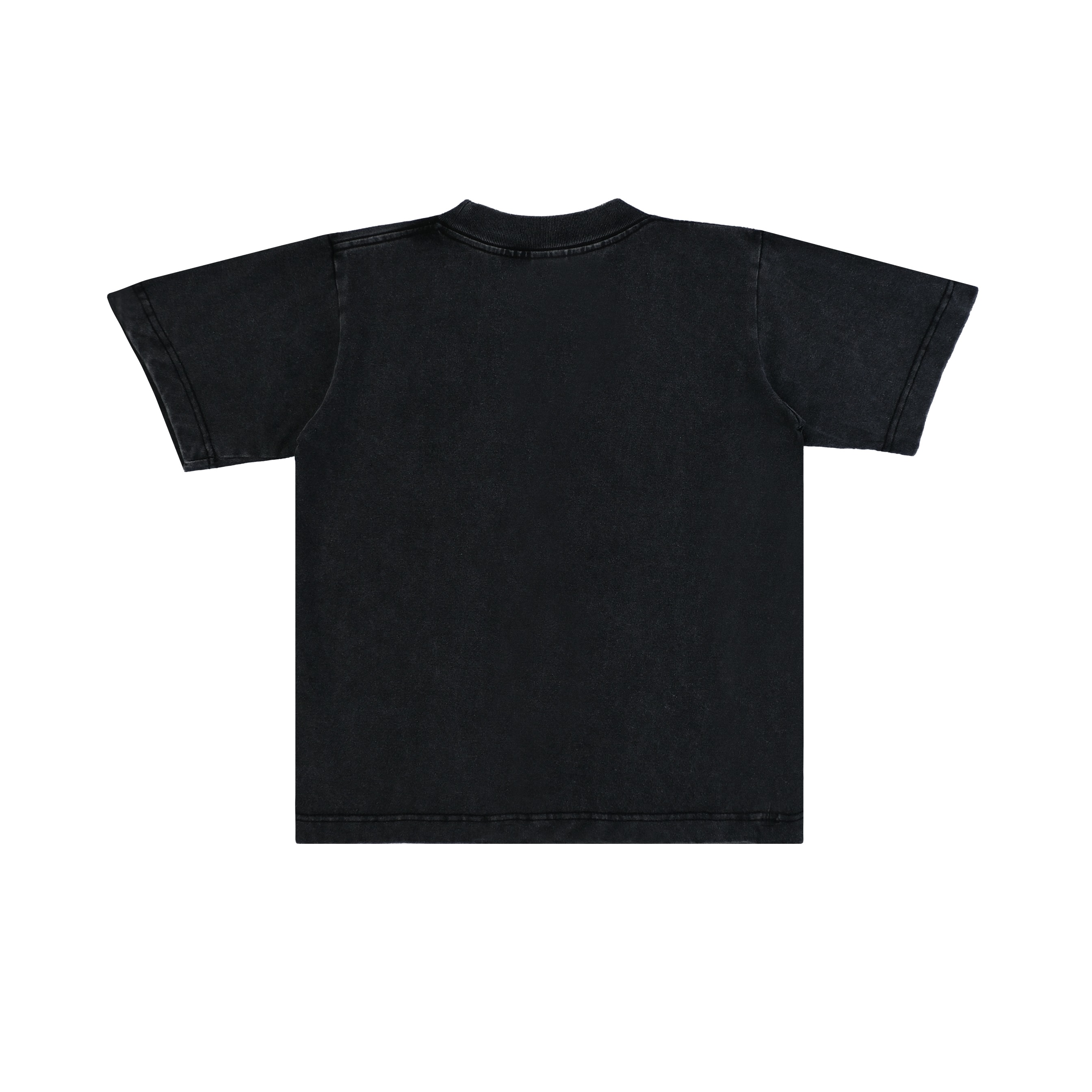 Fitted Tee Washed Black