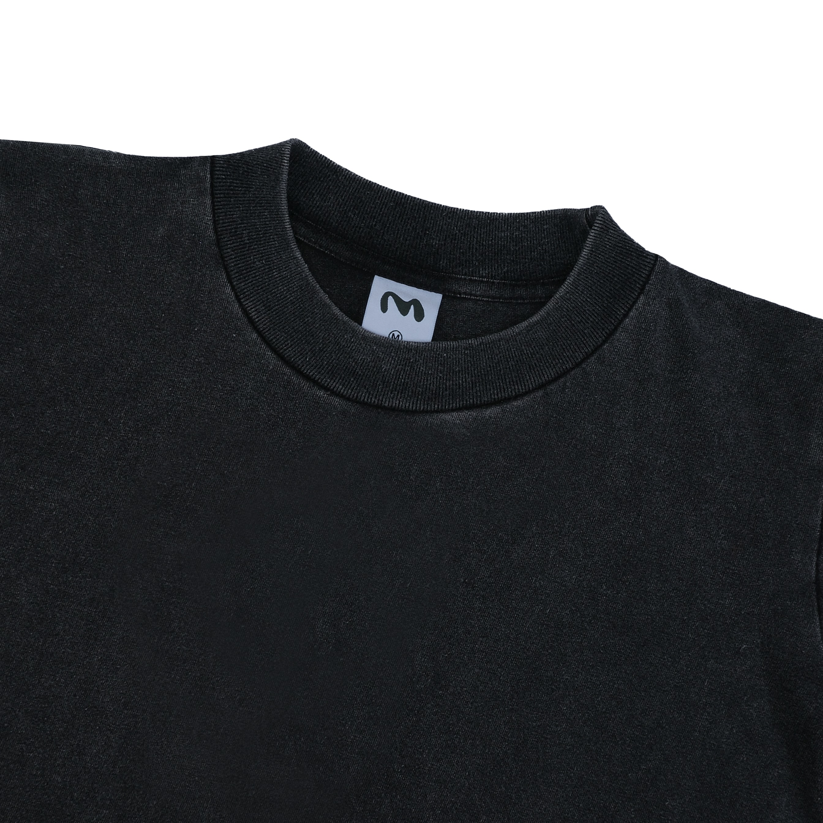 Fitted Tee Washed Black