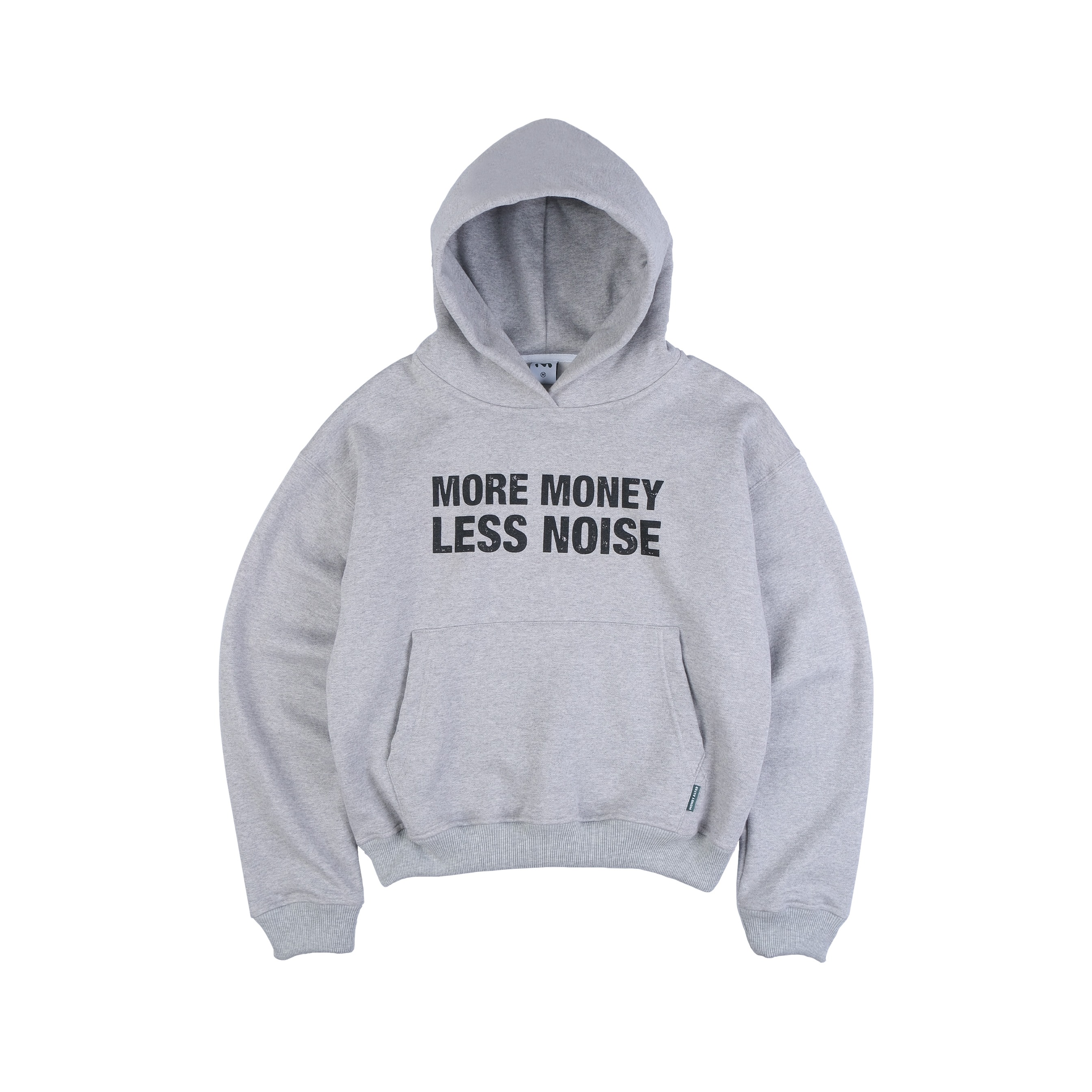 Less Noise Heavy Boxy Hoodie Misty Grey
