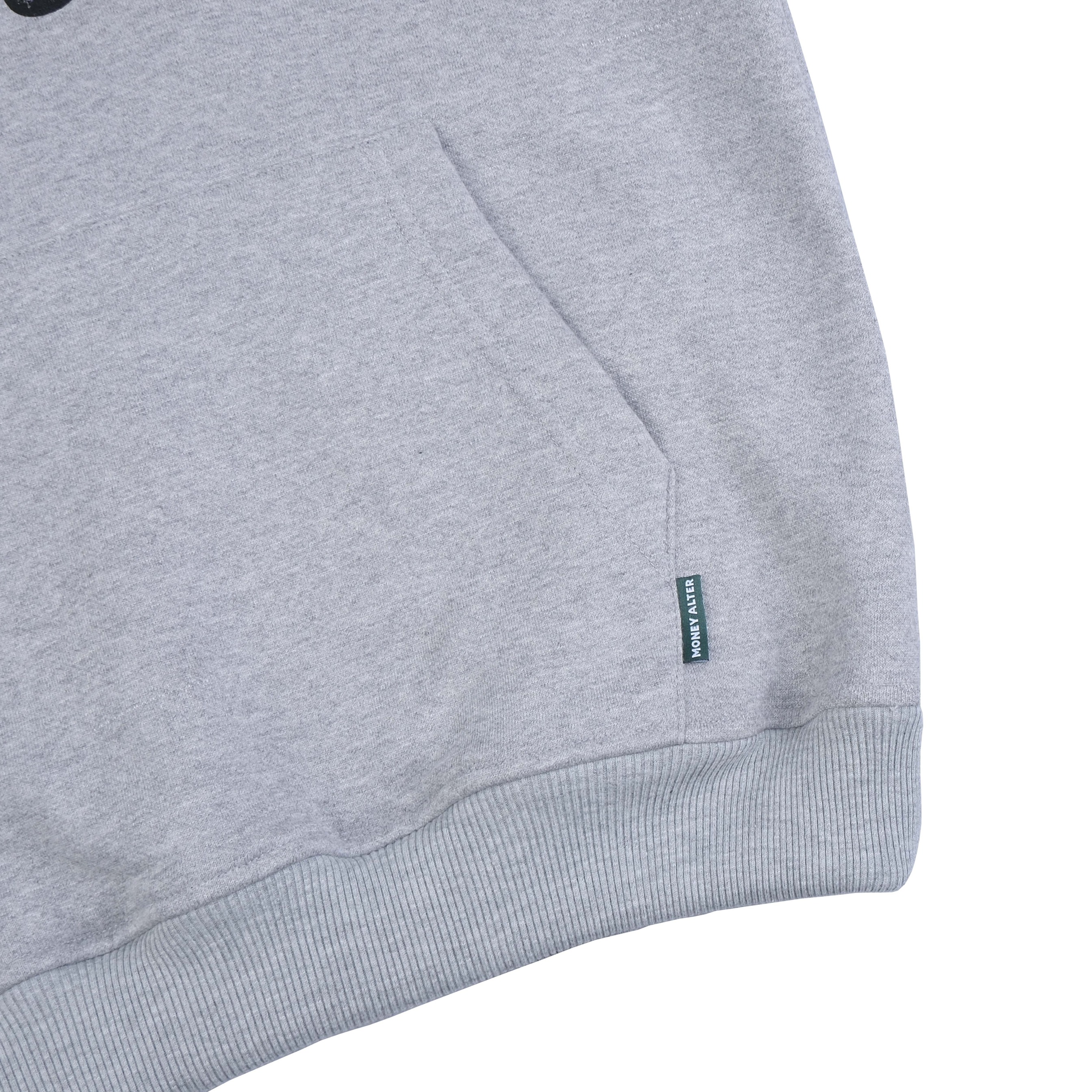 Less Noise Heavy Boxy Hoodie Misty Grey