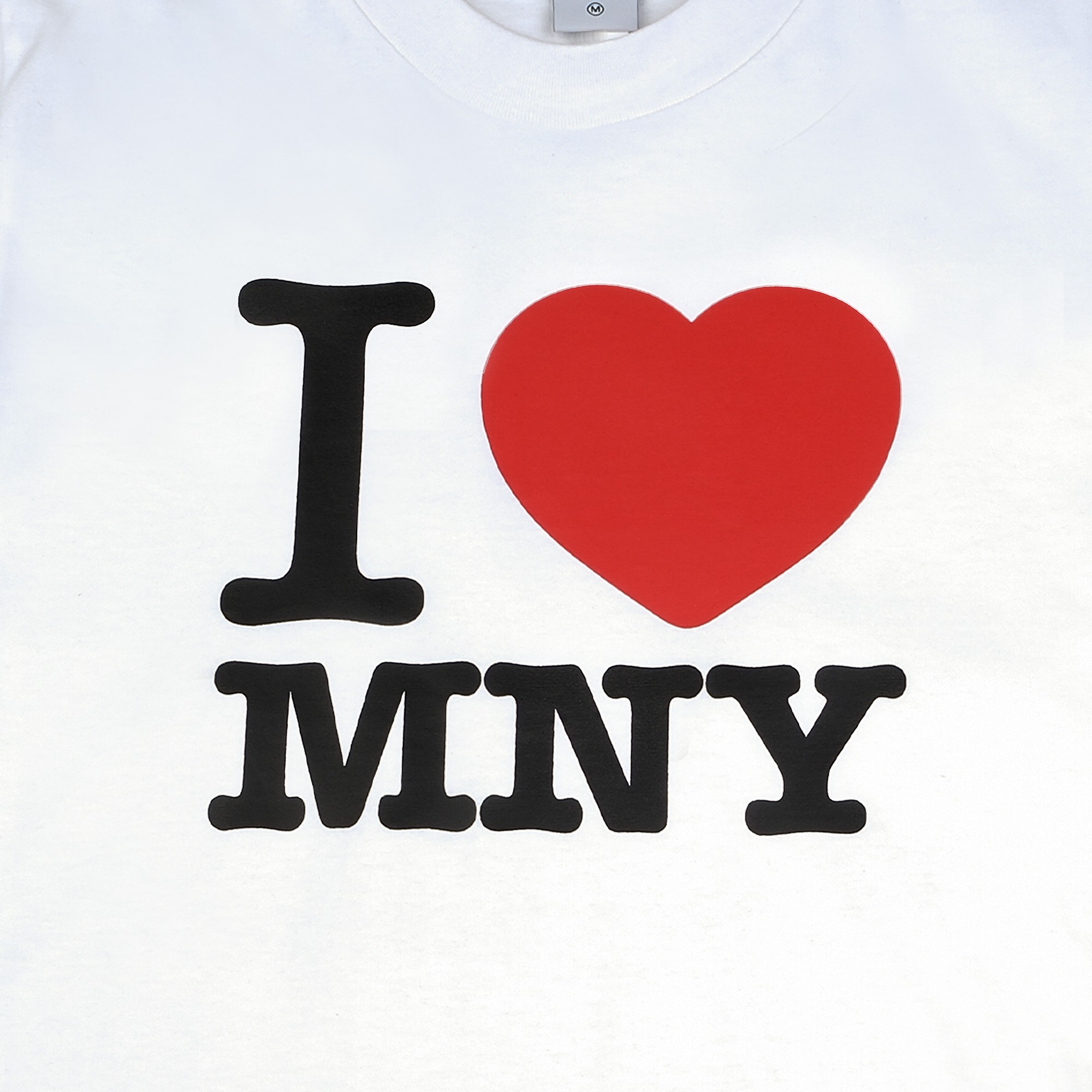  I Love Money Fitted  T-Shirt White