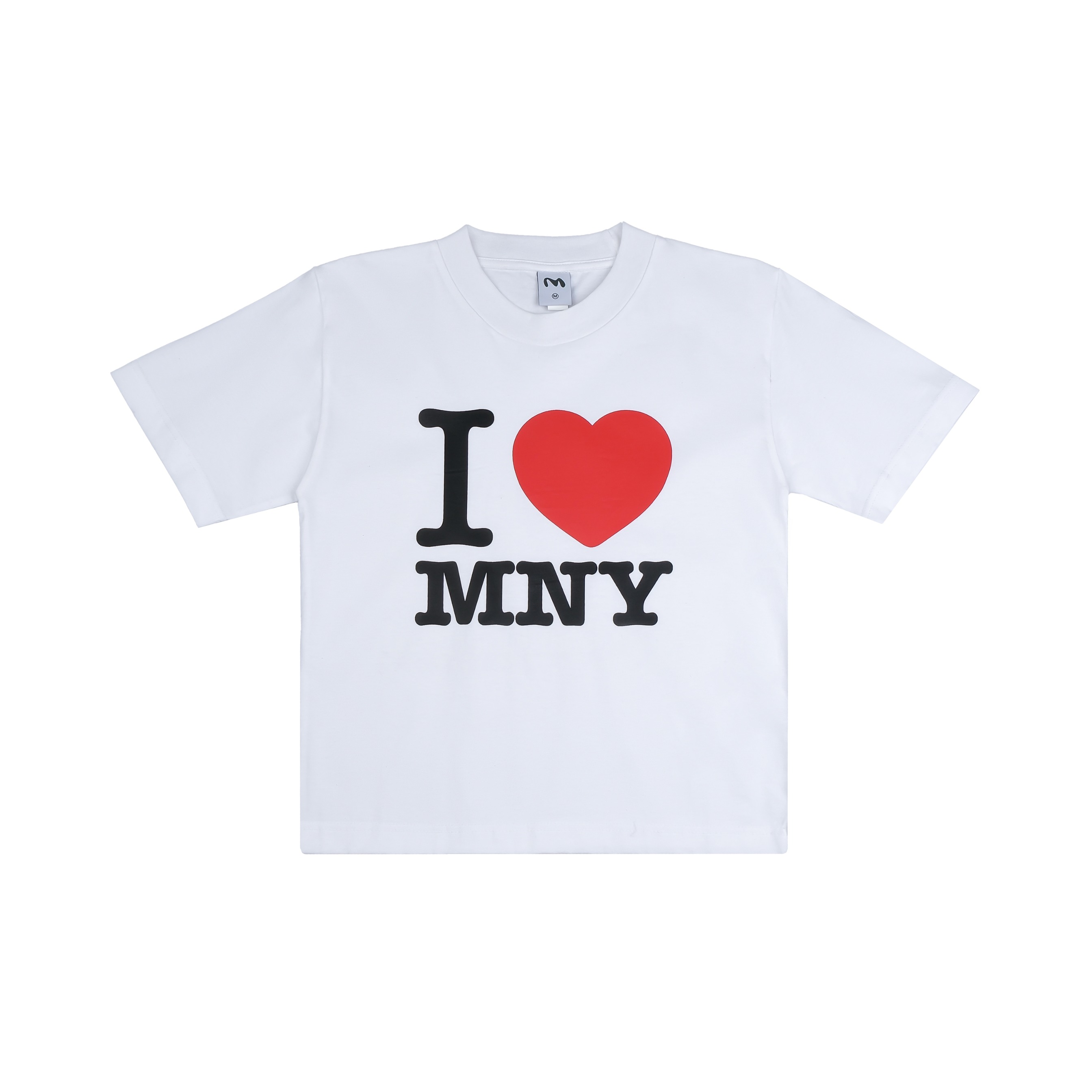  I Love Money Fitted  T-Shirt White