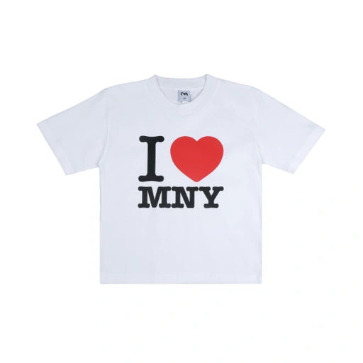Image of Fitted T-Shirt I Love Money White