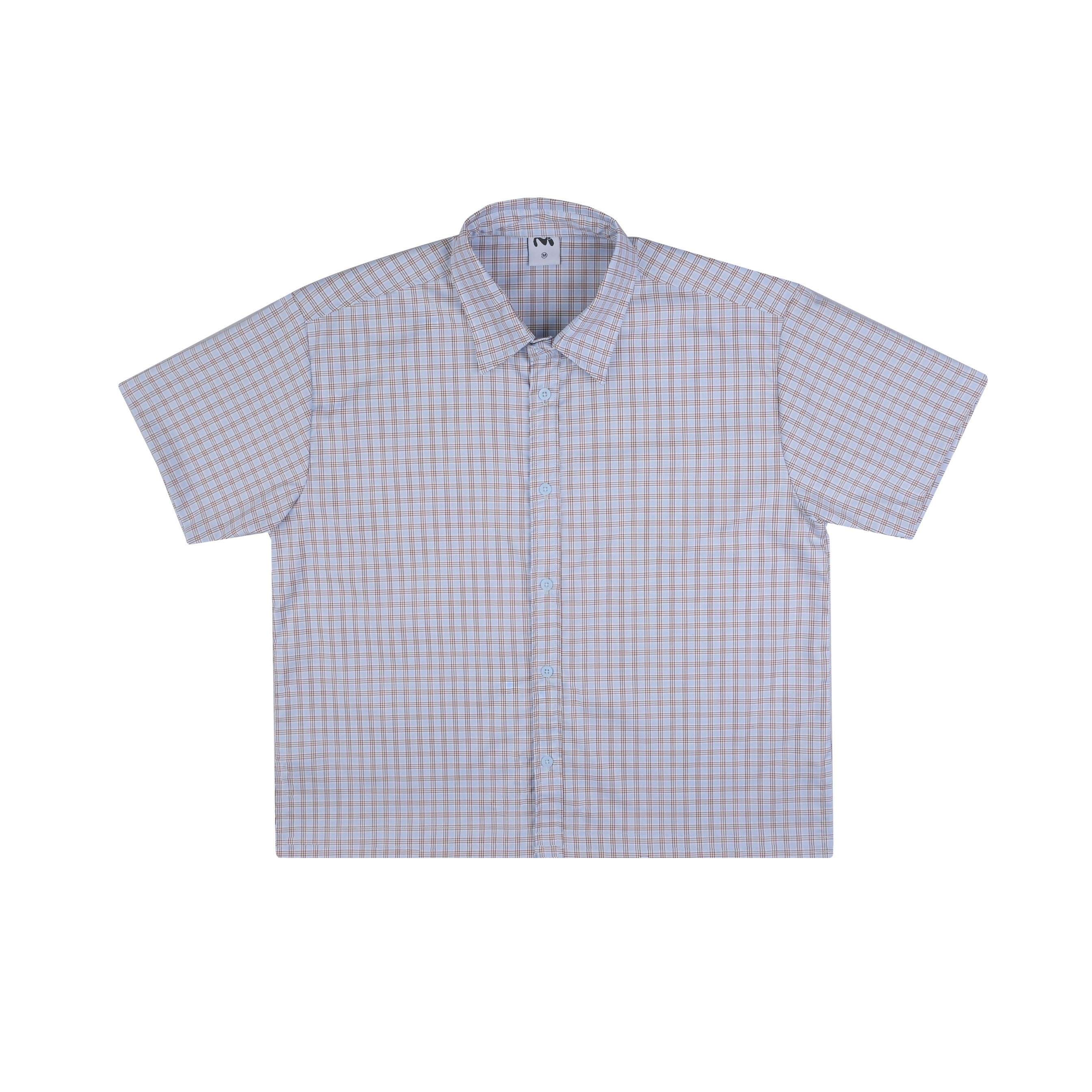 Plaid Shirt Powder Blue