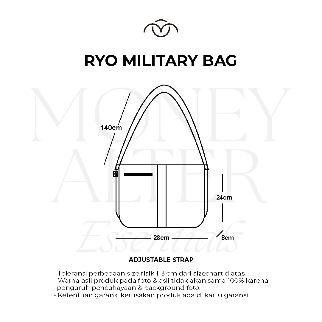 Ryo Military Bag - Black