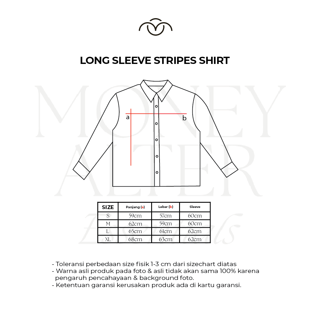 White and Grey Long Sleeve Stripes Shirt 
