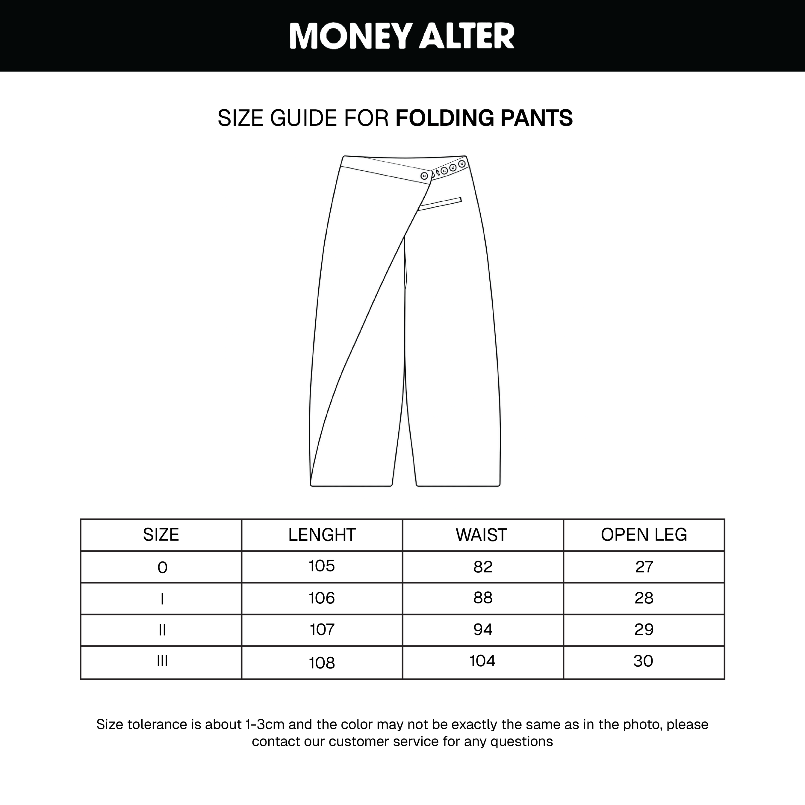 Folding Pants Olive