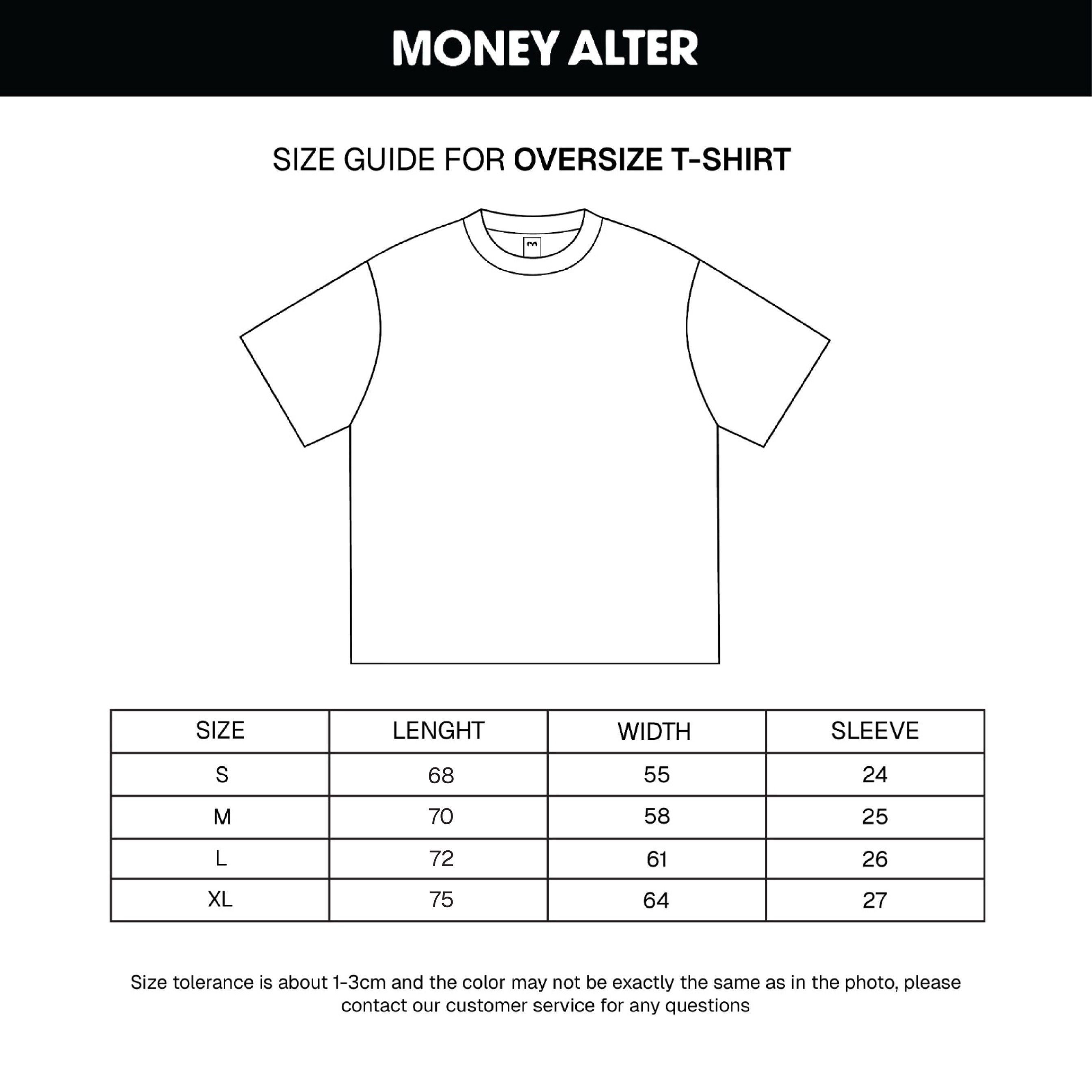 Oversized Tee Black