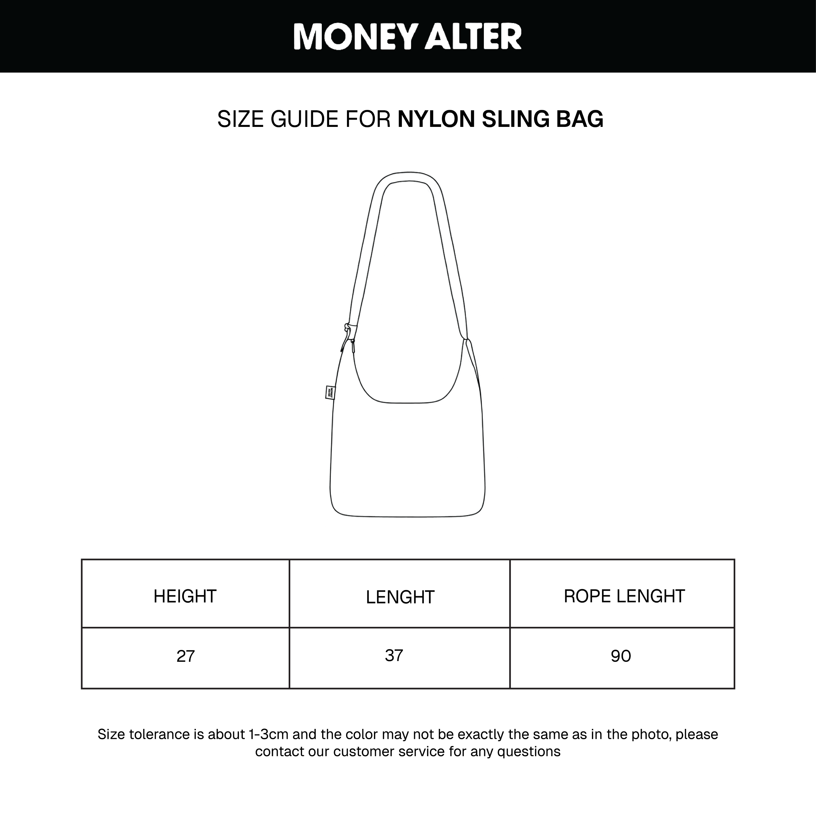 Nylon Sling Bag 