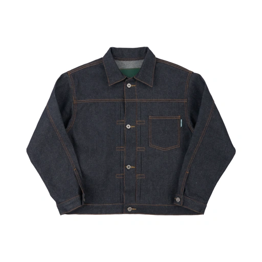 Image of Type 1 Raw Denim Jacket - Dusky Indigo