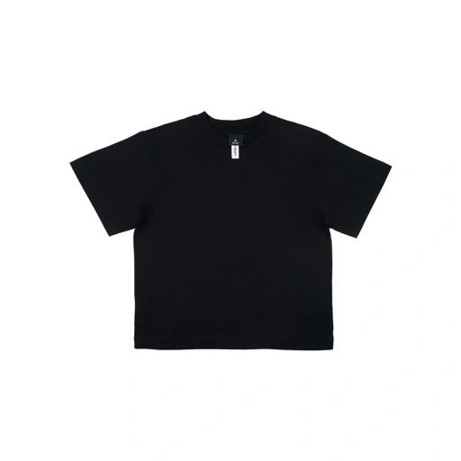 Image of Crop Boxy Tee - Black