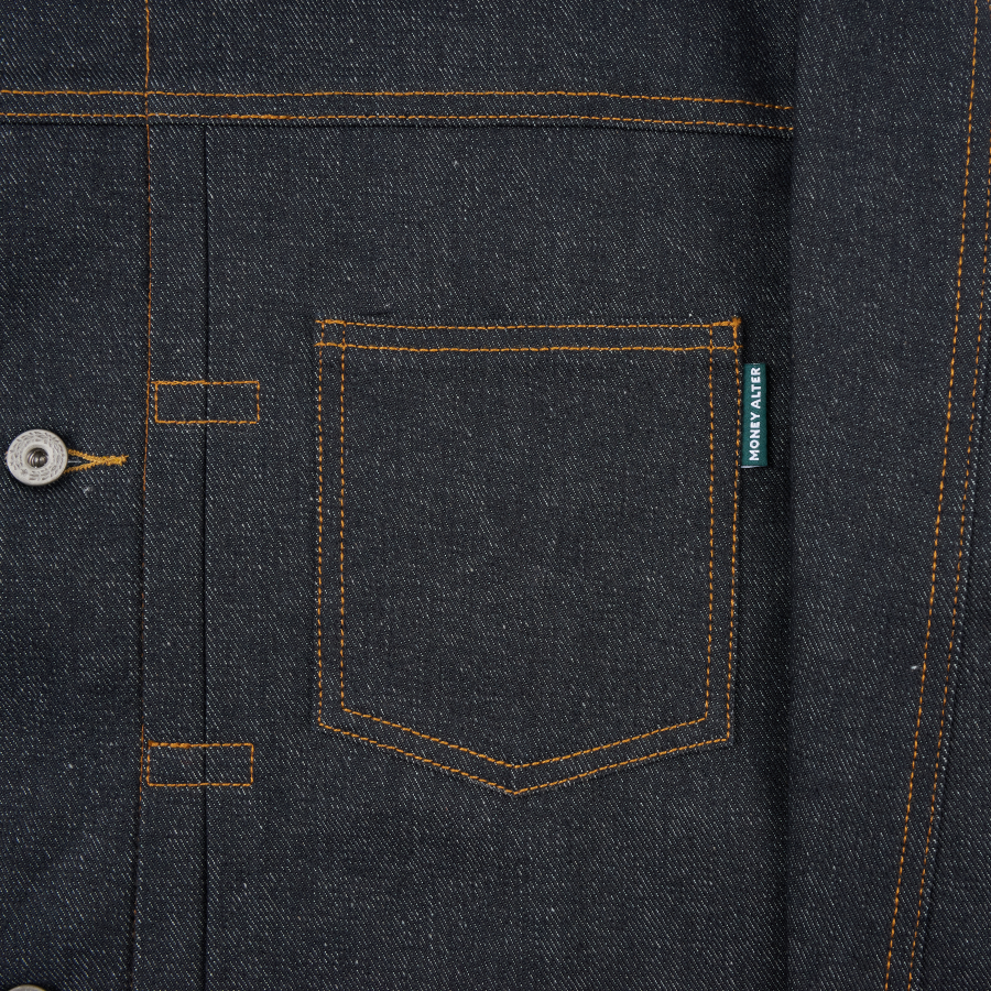 Type 1 Raw Denim Jacket - Dusky Indigo
