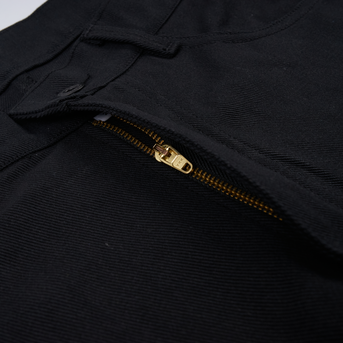 'Forma' Wide Black Denim Pants