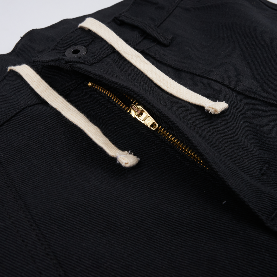 Wide Flared Fatigue Pants - Black