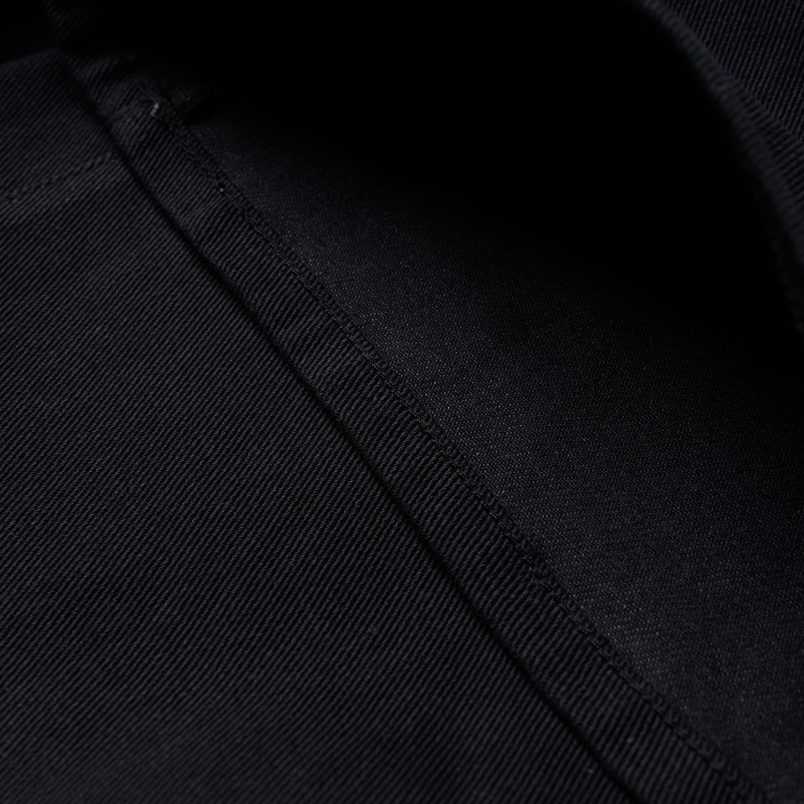 'Forma' Wide Black Denim Pants