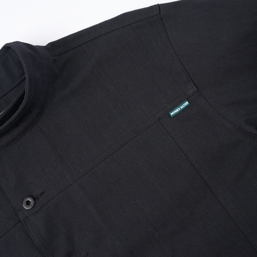Bikers Denim Jacket - Black