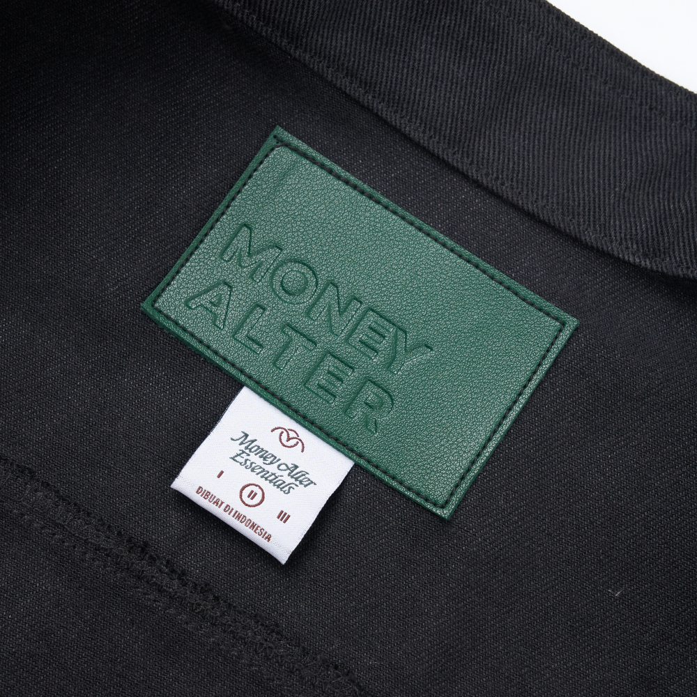Bikers Denim Jacket - Black