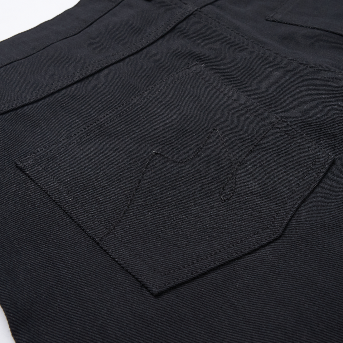 Wide Flared Fatigue Pants - Black