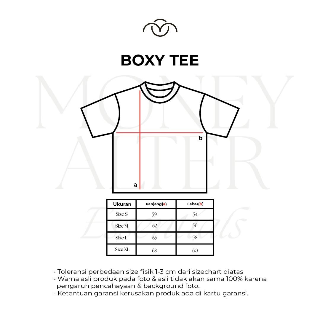 Crop Boxy Tee - Black