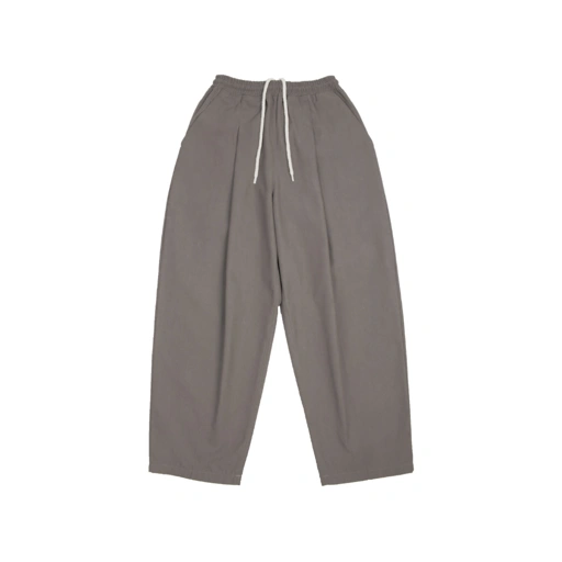 Image of Baggy Canvas Trousers - Grey 