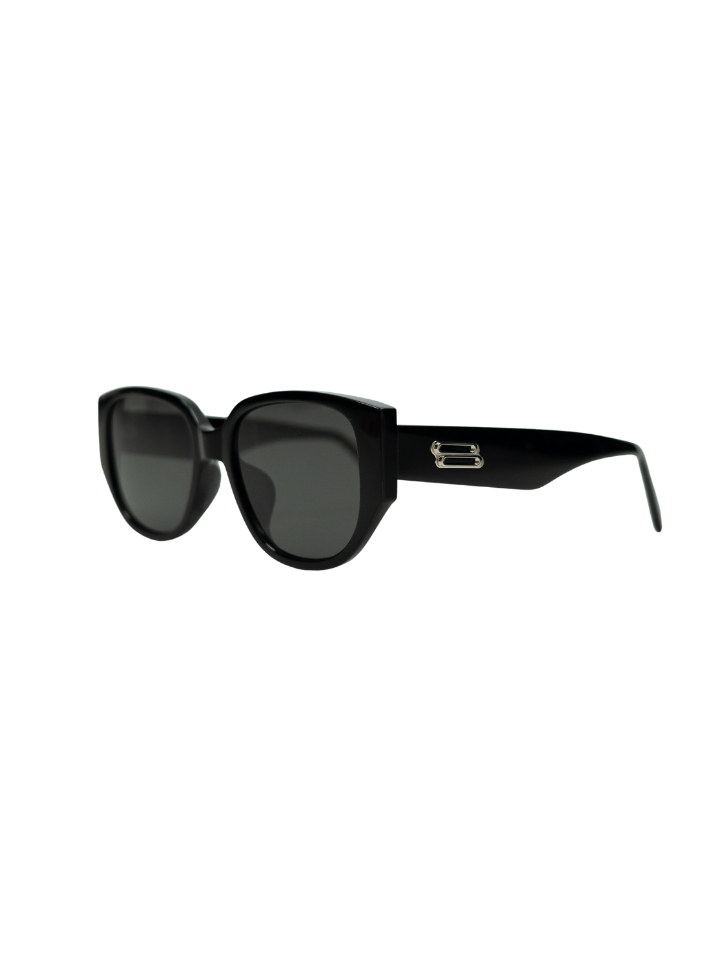 ANKARA Eyewear - NYVOR Black Lens with Black Acetate Square Sunglasses